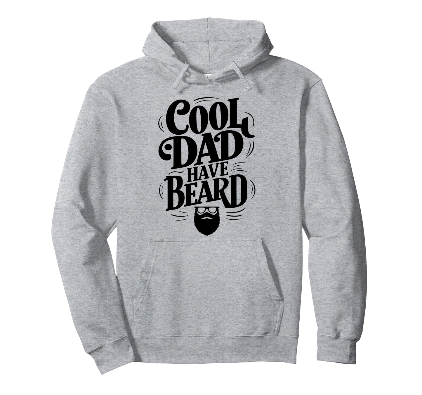 Bearded Lover Daddy Funny Beard Dad Hoodie - Fun Novelty Design Men Women - T-Shirt, Sweatshirt, Hoodie