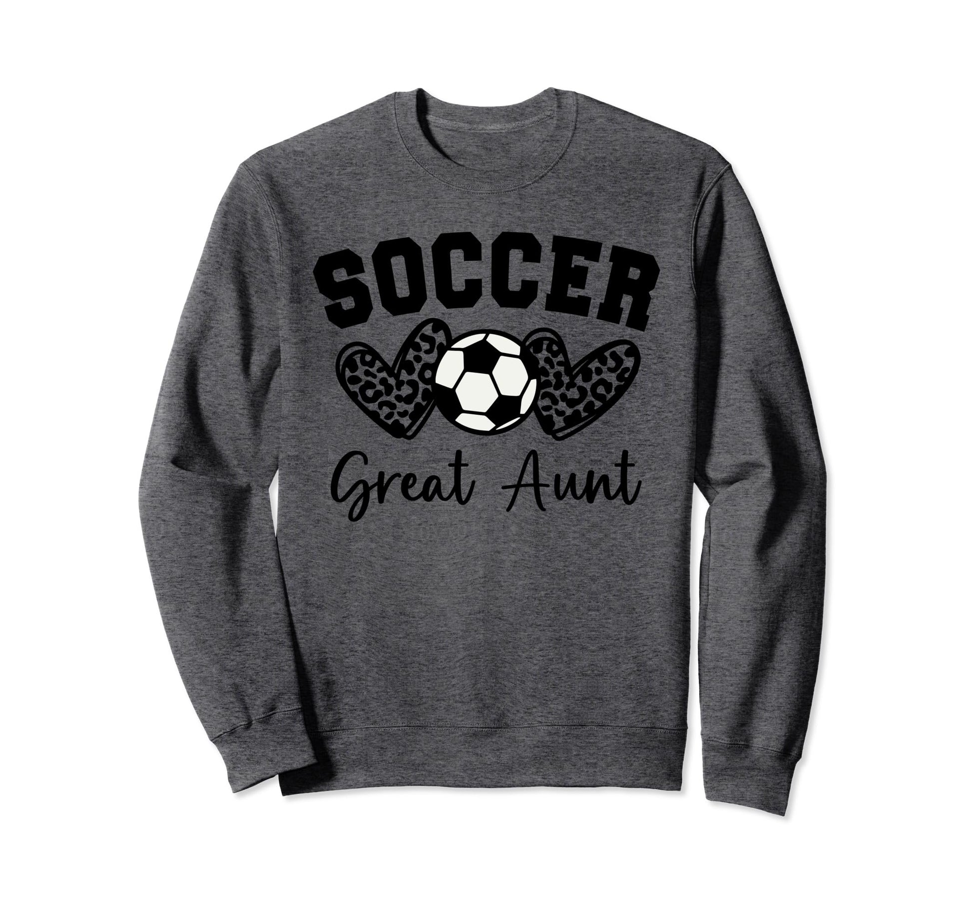 Soccer Great Aunt Matching Family Sweatshirt - Trendy Graphic for Adults - T-Shirt, Sweatshirt, Hoodie