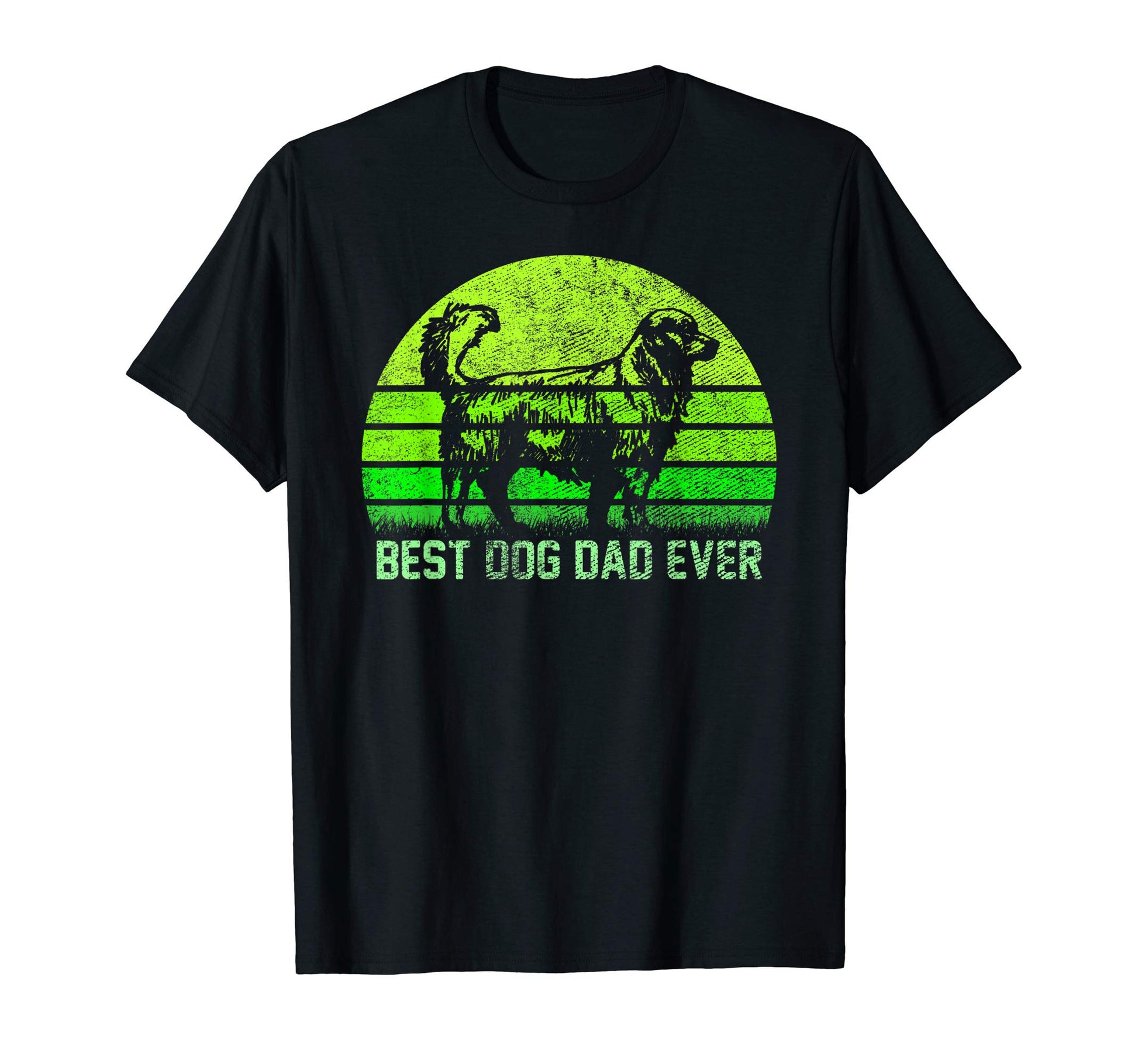 Best Golden Retriever Dog Dad Ever T-Shirt - Aesthetic Graphic Unisex - T-Shirt, Sweatshirt, Hoodie