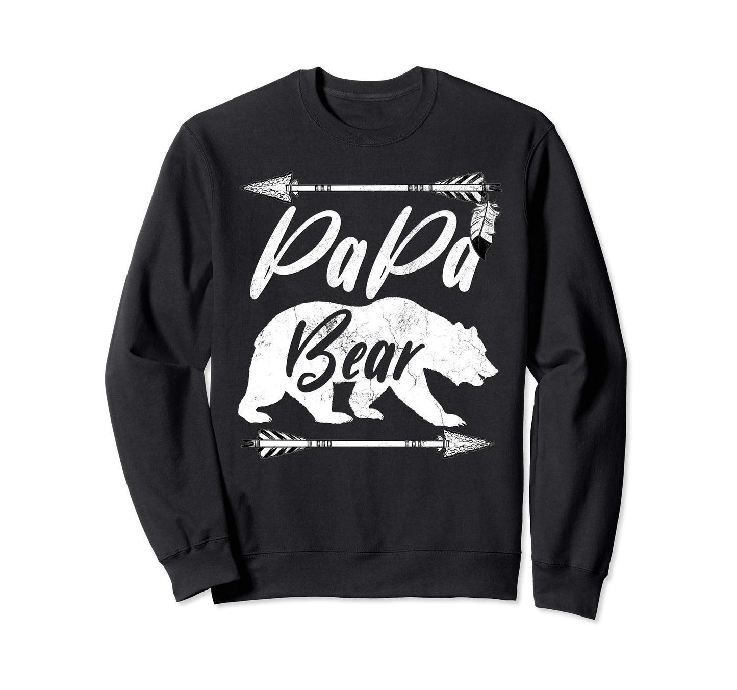 Papa Bear Funny Fathers Day Grandpa Sweatshirt - Custom Art Print Unisex - T-Shirt, Sweatshirt, Hoodie