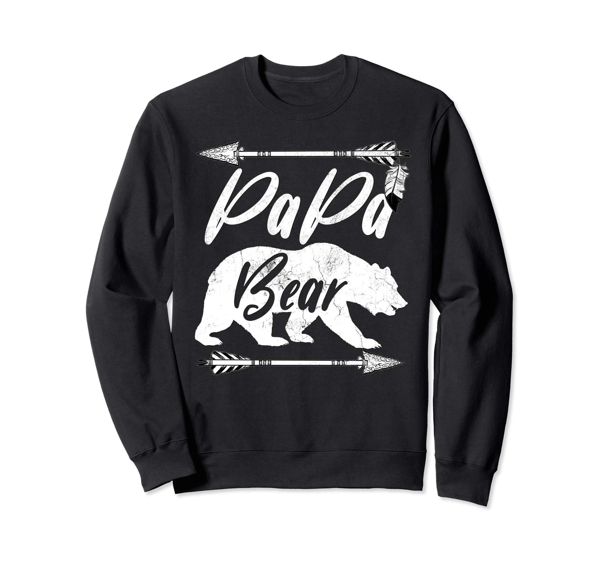 Papa Bear Funny Fathers Day Grandpa Sweatshirt - Custom Art Print Unisex - T-Shirt, Sweatshirt, Hoodie