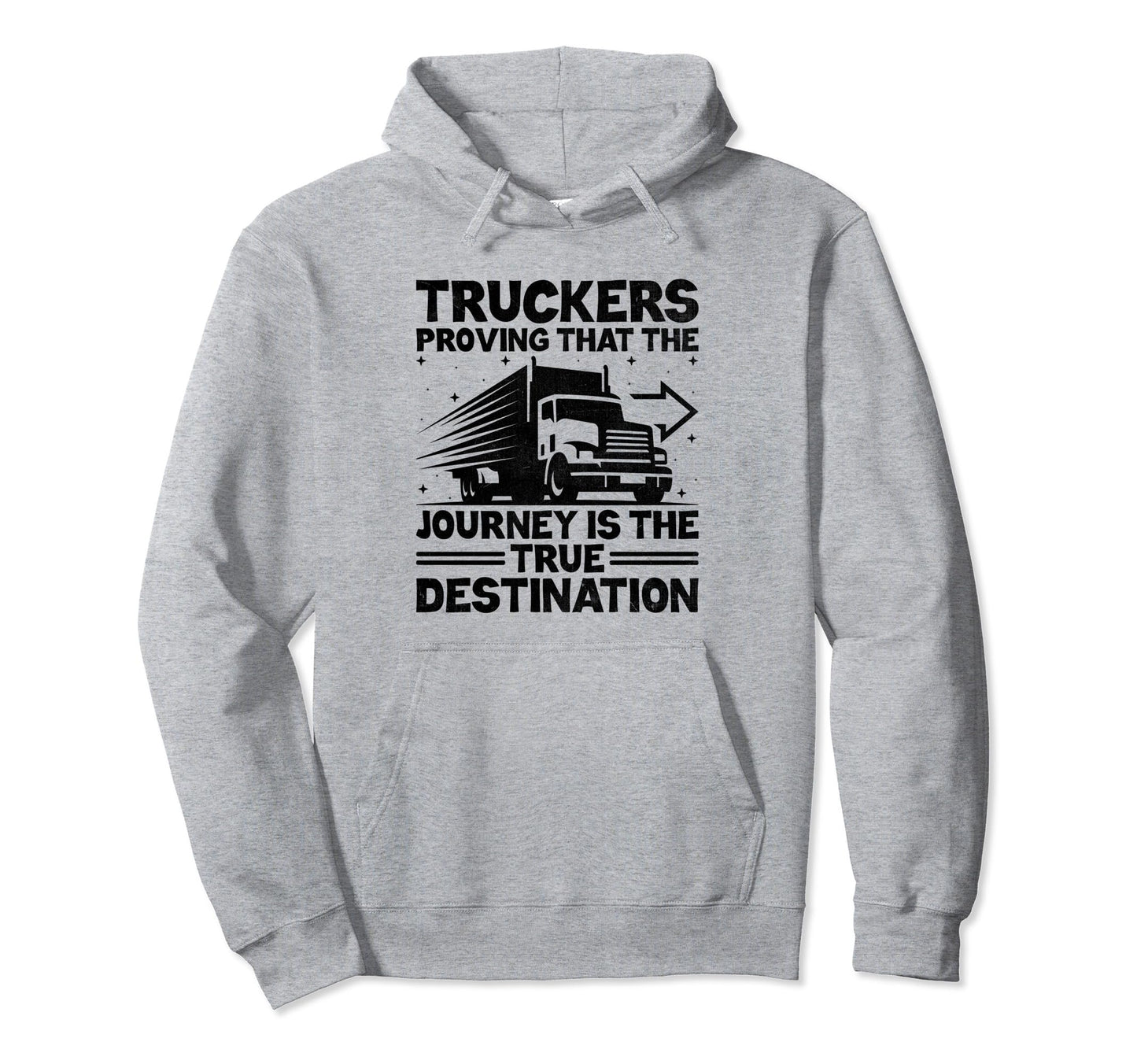 Trucker Driving Dad Trucker Father Truck Hoodie - Custom Art Print Unisex - T-Shirt, Sweatshirt, Hoodie
