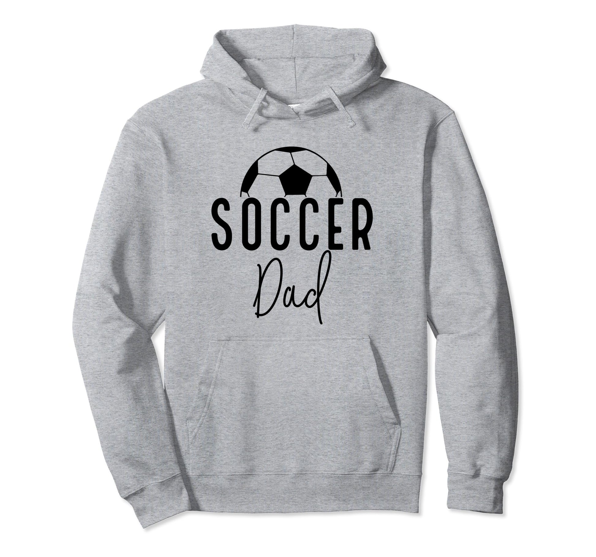 Soccer Dad Daddy Player Coach Fan Game Hoodie - Minimalist Print Men Women - T-Shirt, Sweatshirt, Hoodie