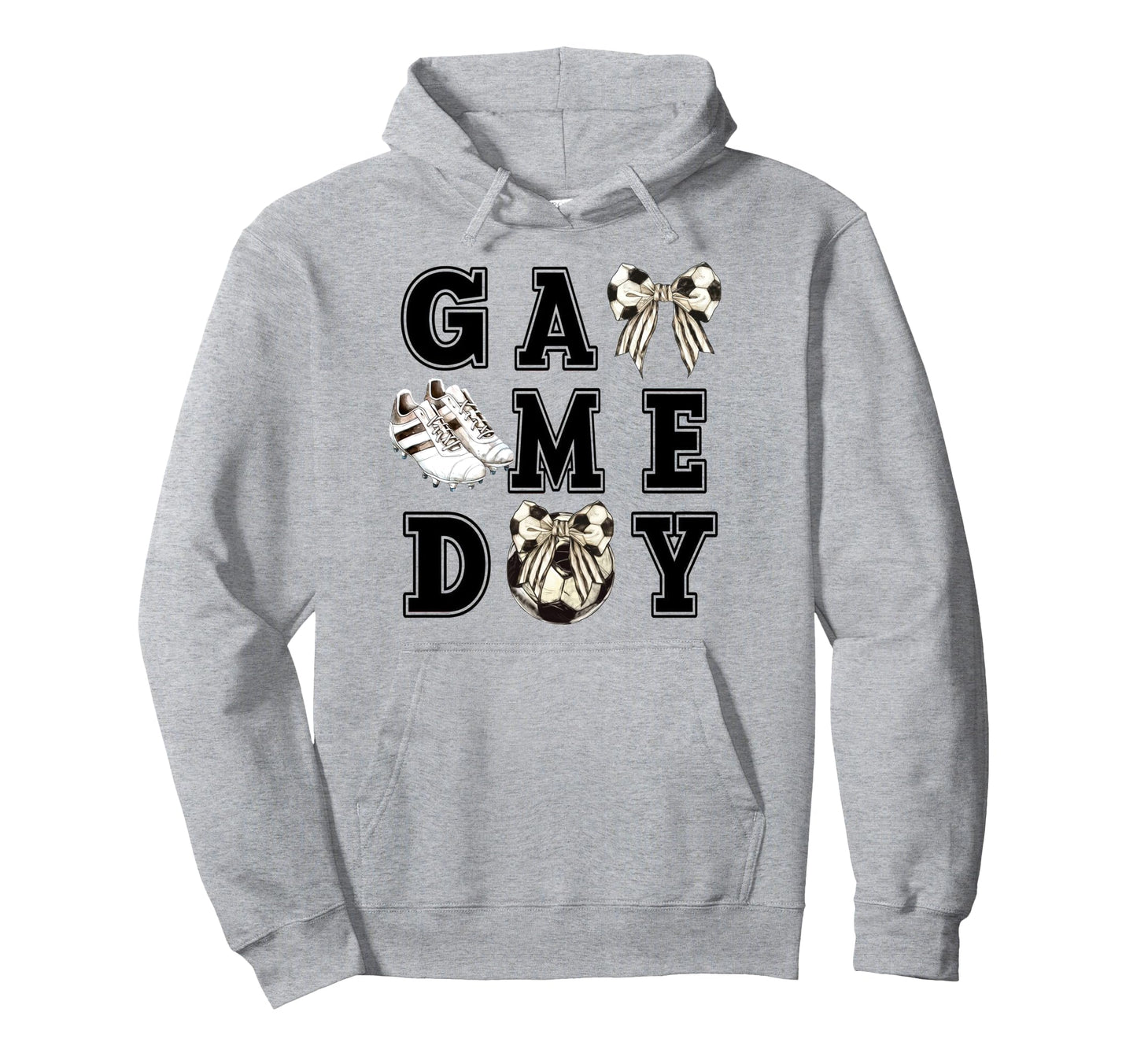 Coquette Bow Sports Parent Game Day Hoodie - Minimalist Print Unisex - T-Shirt, Sweatshirt, Hoodie