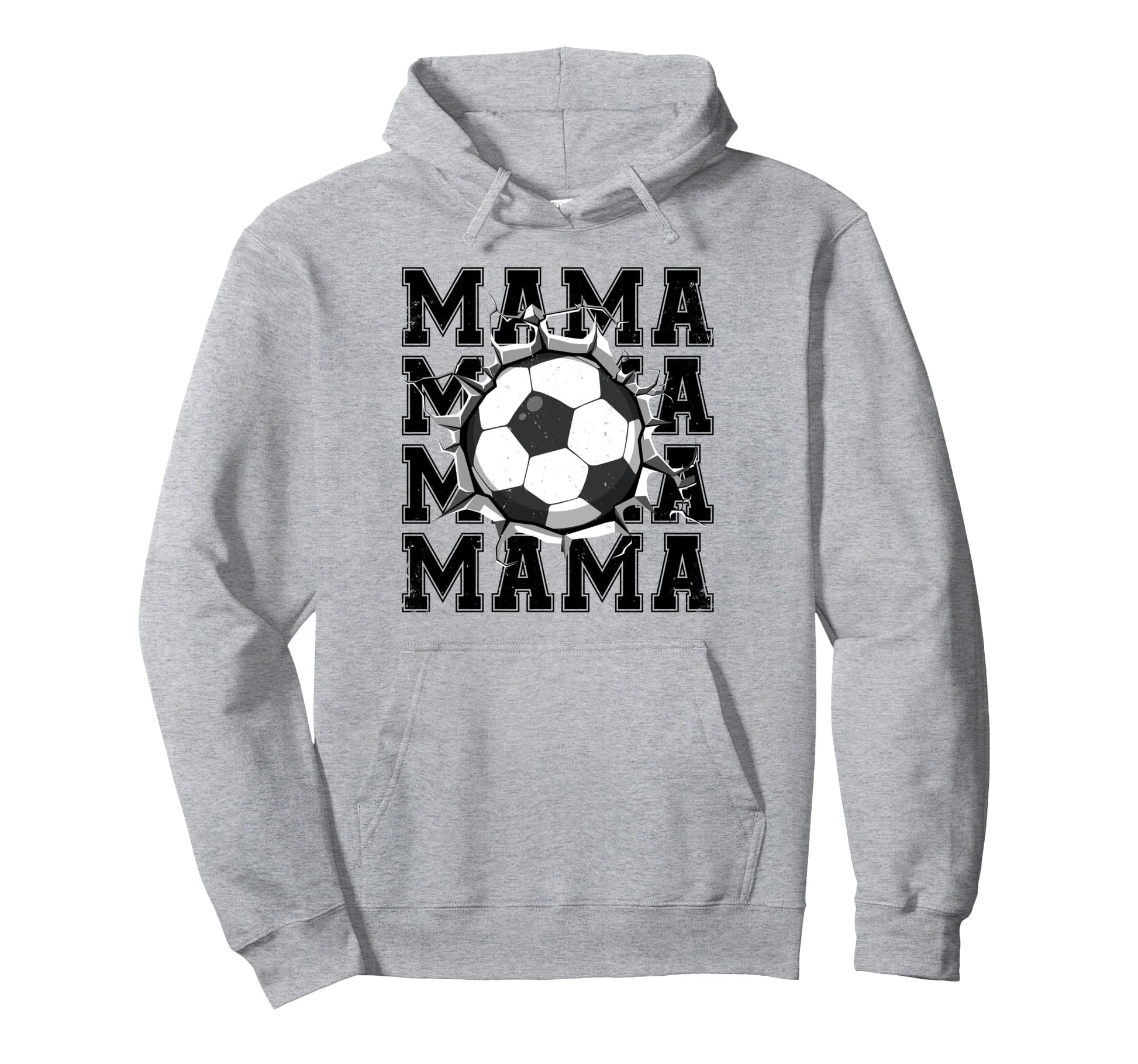 Soccer Mama Cracked Wall Family Hoodie - Novelty Apparel Men Women - T-Shirt, Sweatshirt, Hoodie