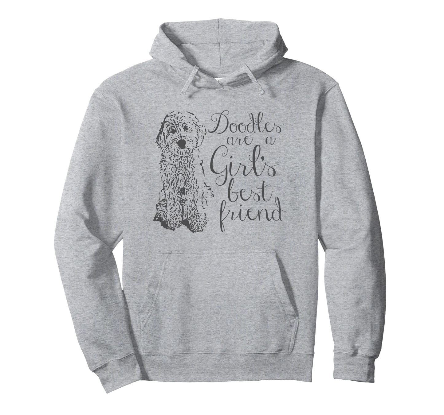 Doodles Are Best Friend Golden Hoodie - Casual Everyday Wear Men Women - T-Shirt, Sweatshirt, Hoodie