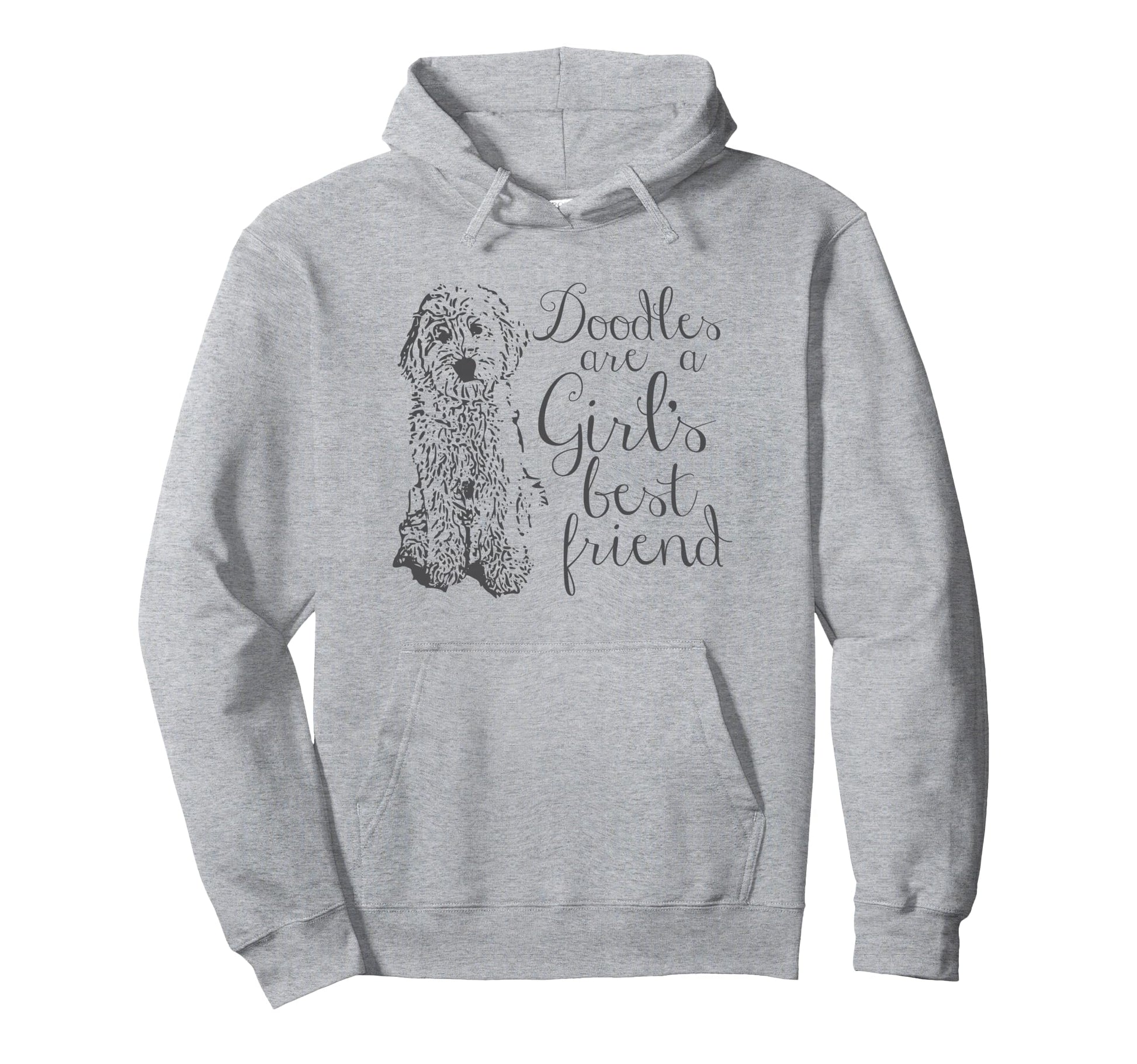 Doodles Are Best Friend Golden Hoodie - Casual Everyday Wear Men Women - T-Shirt, Sweatshirt, Hoodie