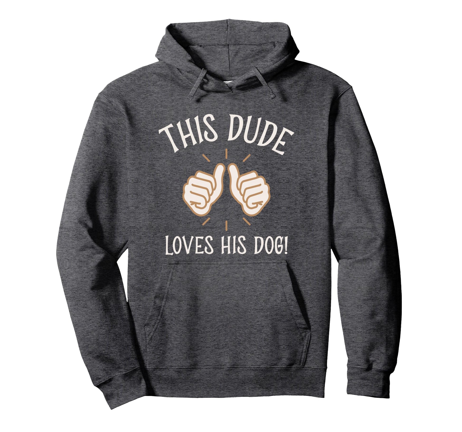 This Dude Loves His Dog Funny Dog Dads Hoodie - Trendy Graphic Unisex - T-Shirt, Sweatshirt, Hoodie