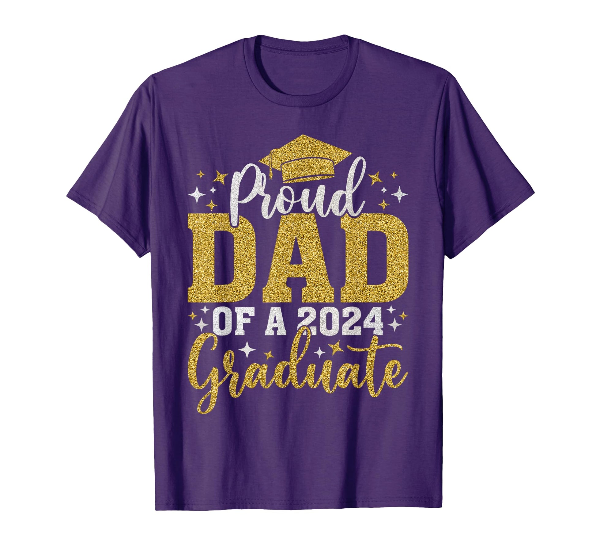 Dad Senior 2024 Proud Dad Class 2024 T-Shirt - Novelty Apparel Men Women - T-Shirt, Sweatshirt, Hoodie