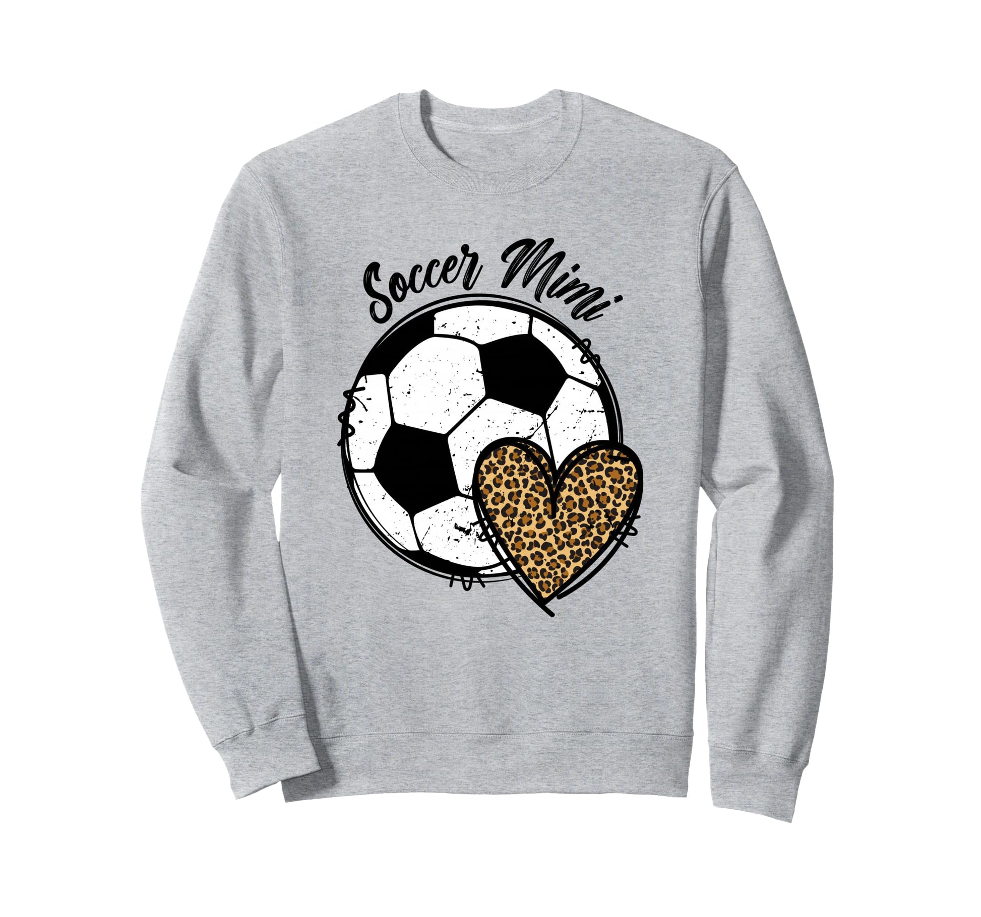 Soccer Mimi Grandma Heart Mimi Sweatshirt - Fun Novelty Design Men Women - T-Shirt, Sweatshirt, Hoodie
