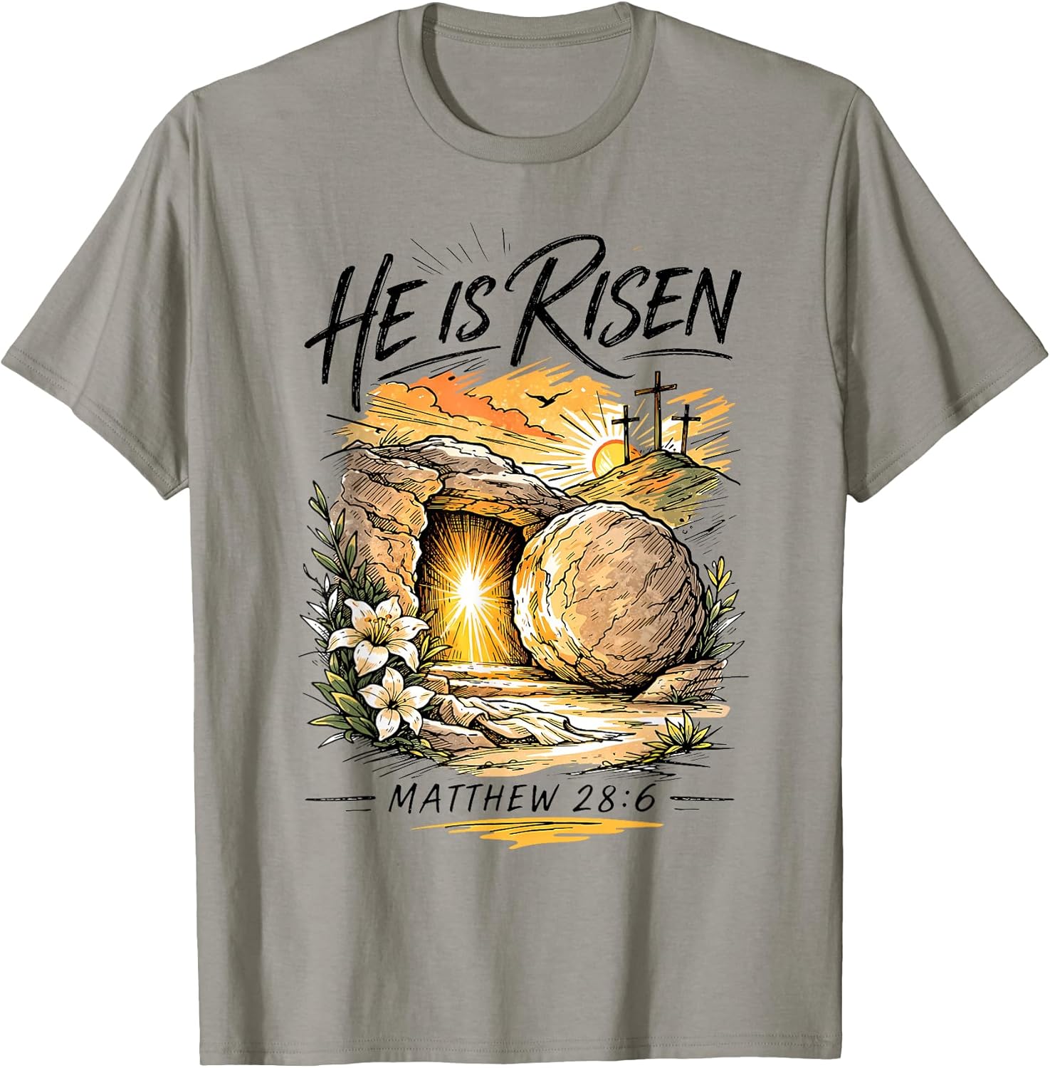 Religious Easter Shirts Jesus Christian Men Women Unisex T-shirt, Sweatshirt, Hoodie, Long Sleeve Tee - T-Shirt, Sweatshirt, Hoodie