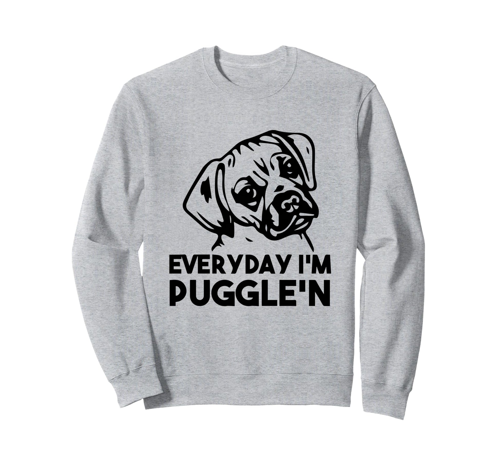 Pug Dog Mom Pug Lover Puggle Mom Dad Sweatshirt - Aesthetic Graphic Unisex - T-Shirt, Sweatshirt, Hoodie