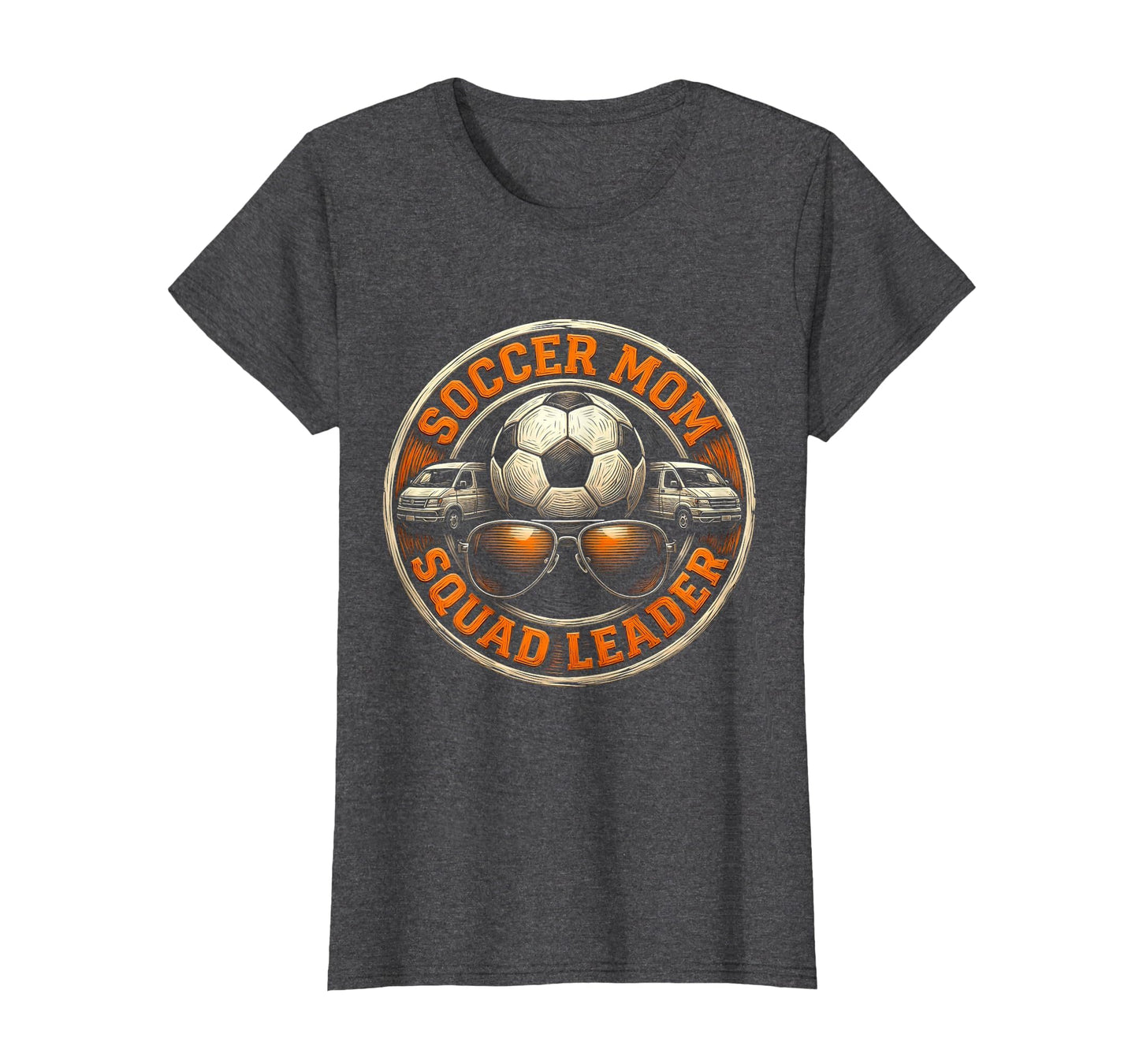 Soccer Mom Squad Leader Funny T-Shirt - Minimalist Print Unisex - T-Shirt, Sweatshirt, Hoodie