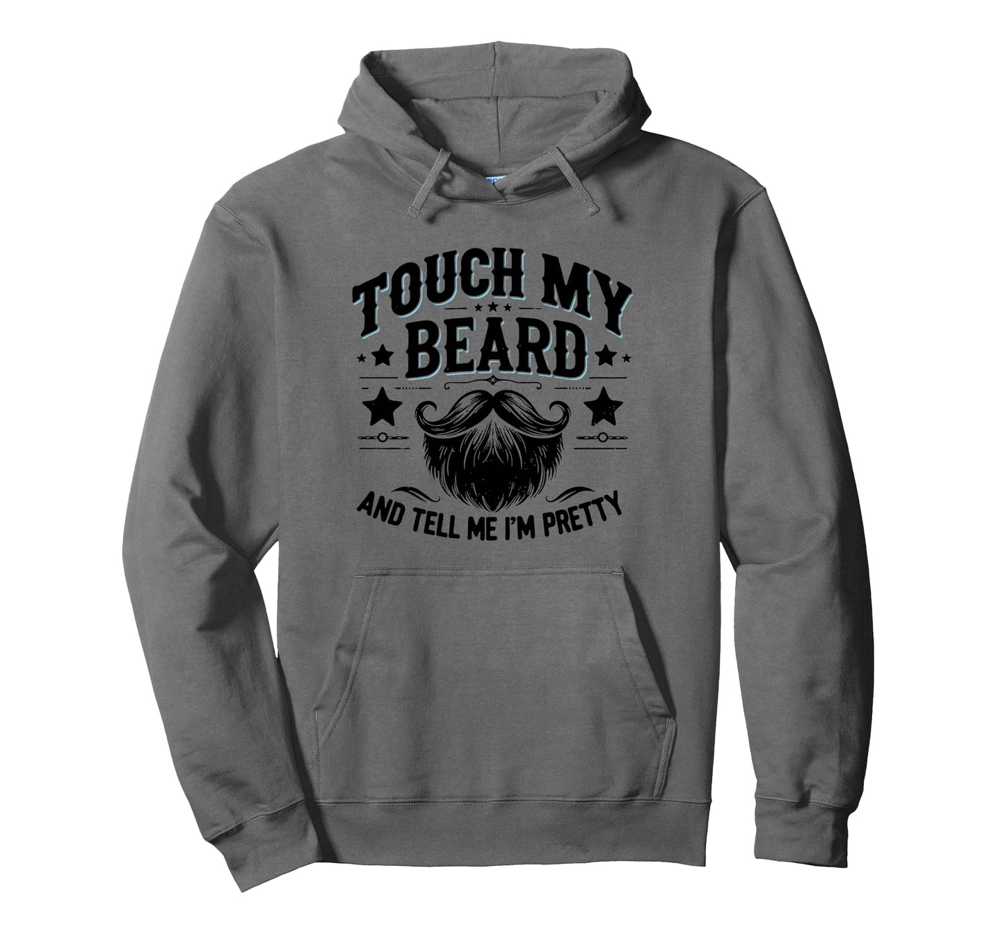 Beard Dad Fathers Day Husband Funny Hoodie - Minimalist Print for Adults - T-Shirt, Sweatshirt, Hoodie