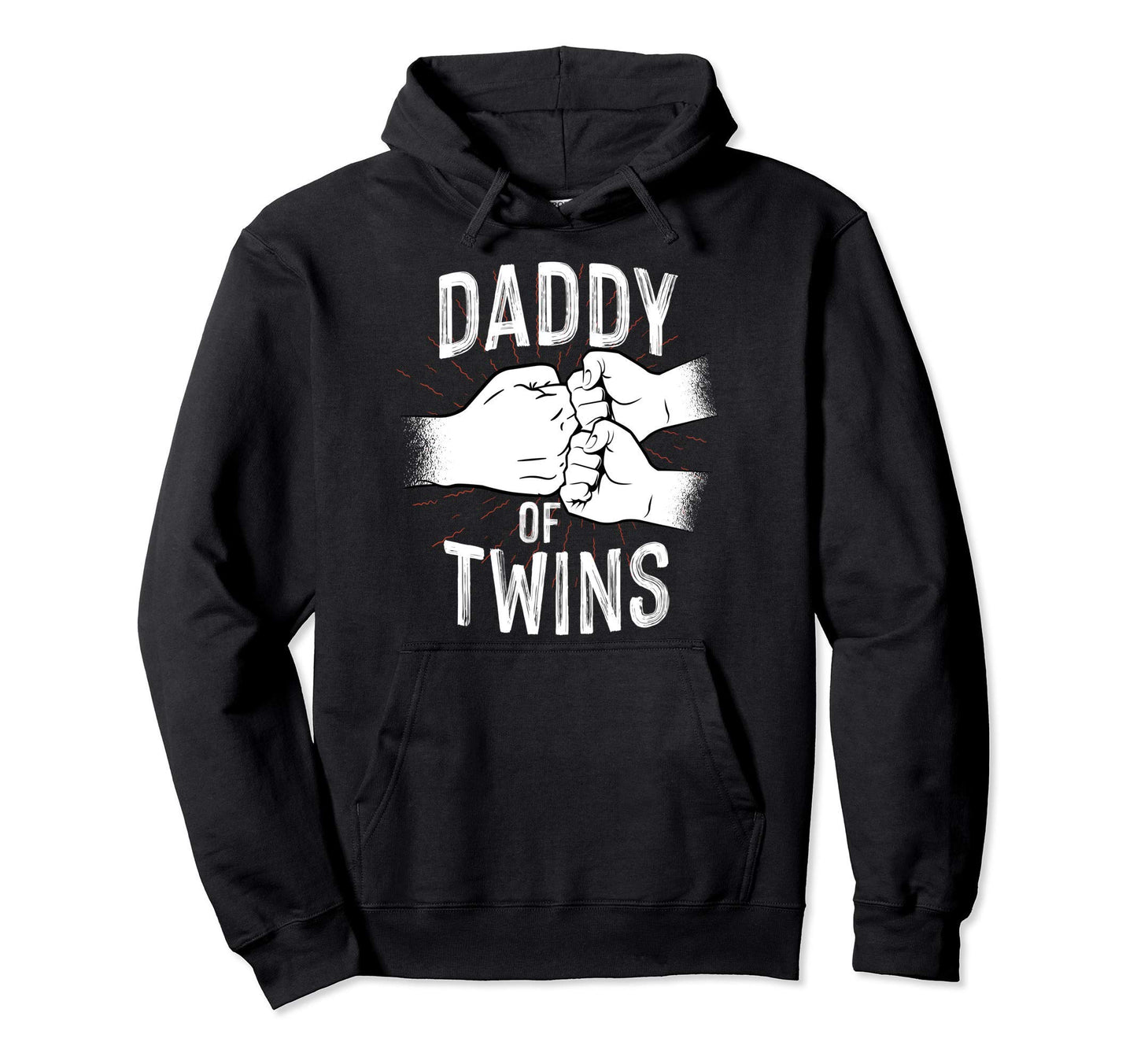 Dad Twins Fist Bump Hoodie - Trendy Graphic for Adults - T-Shirt, Sweatshirt, Hoodie