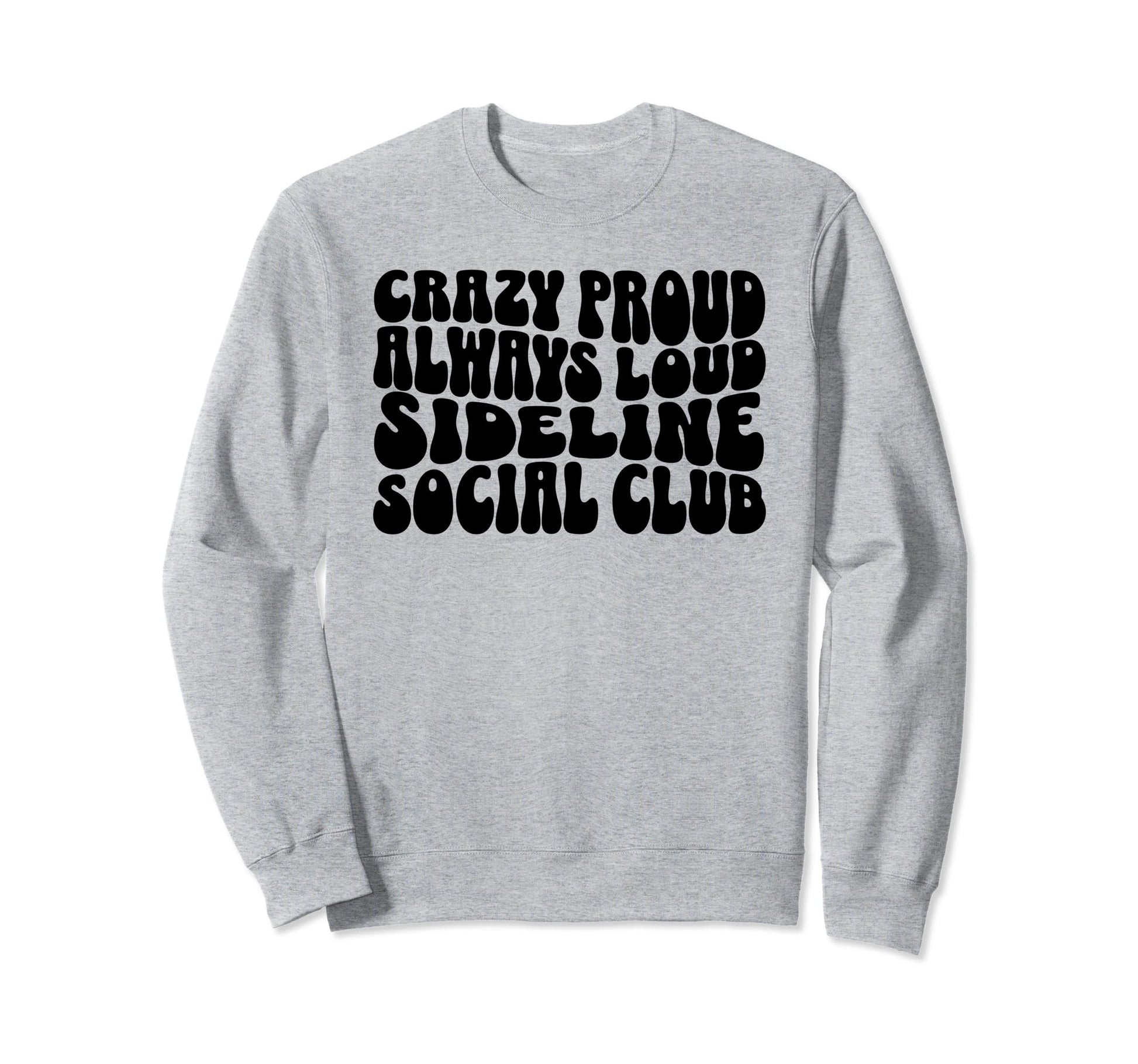 Sideline Social Club Soccer Mom Sweatshirt - Trendy Graphic Men Women - T-Shirt, Sweatshirt, Hoodie