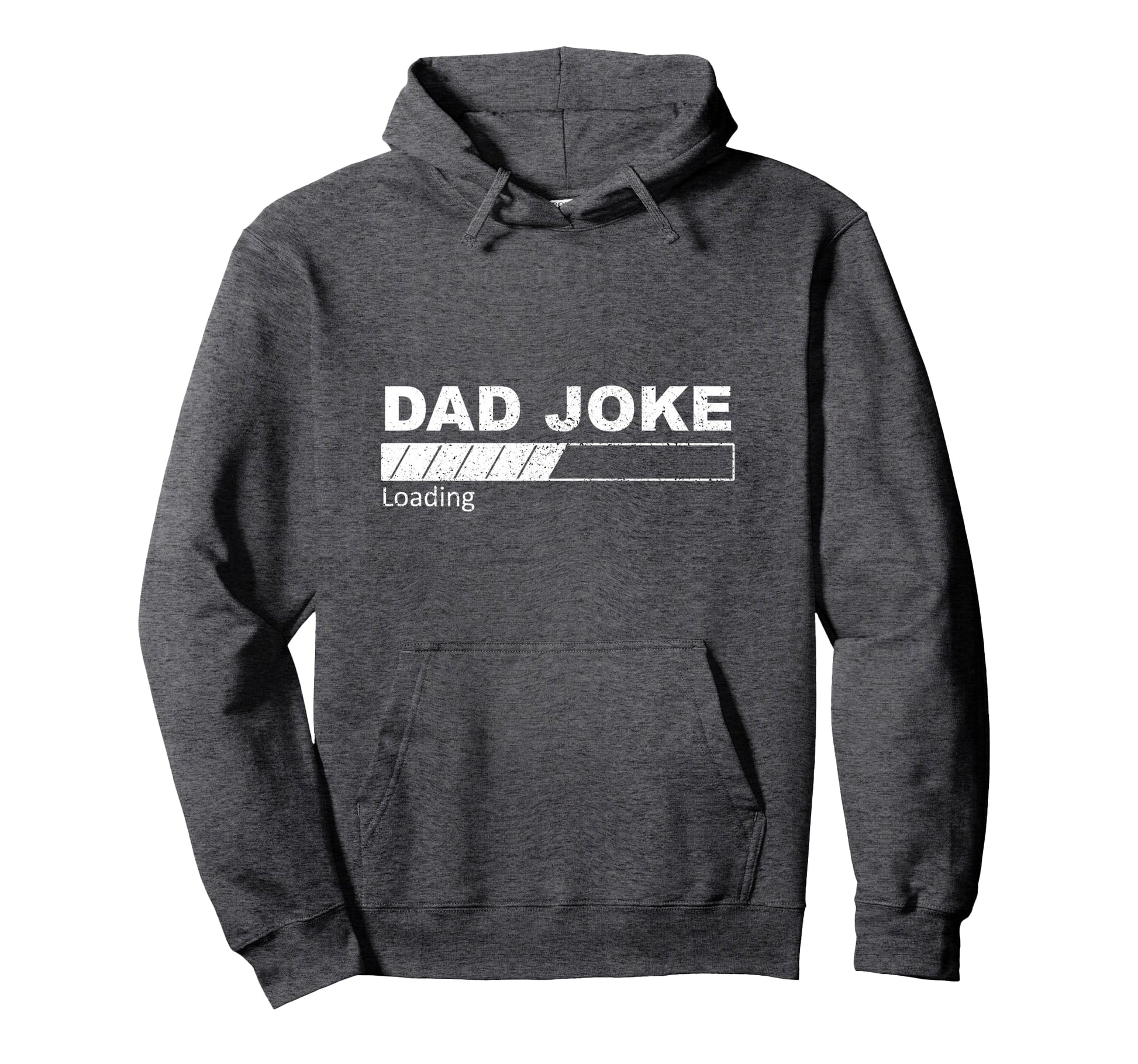 Dad Joke Loading Funny Father Grandpa Hoodie - Minimalist Print Men Women - T-Shirt, Sweatshirt, Hoodie