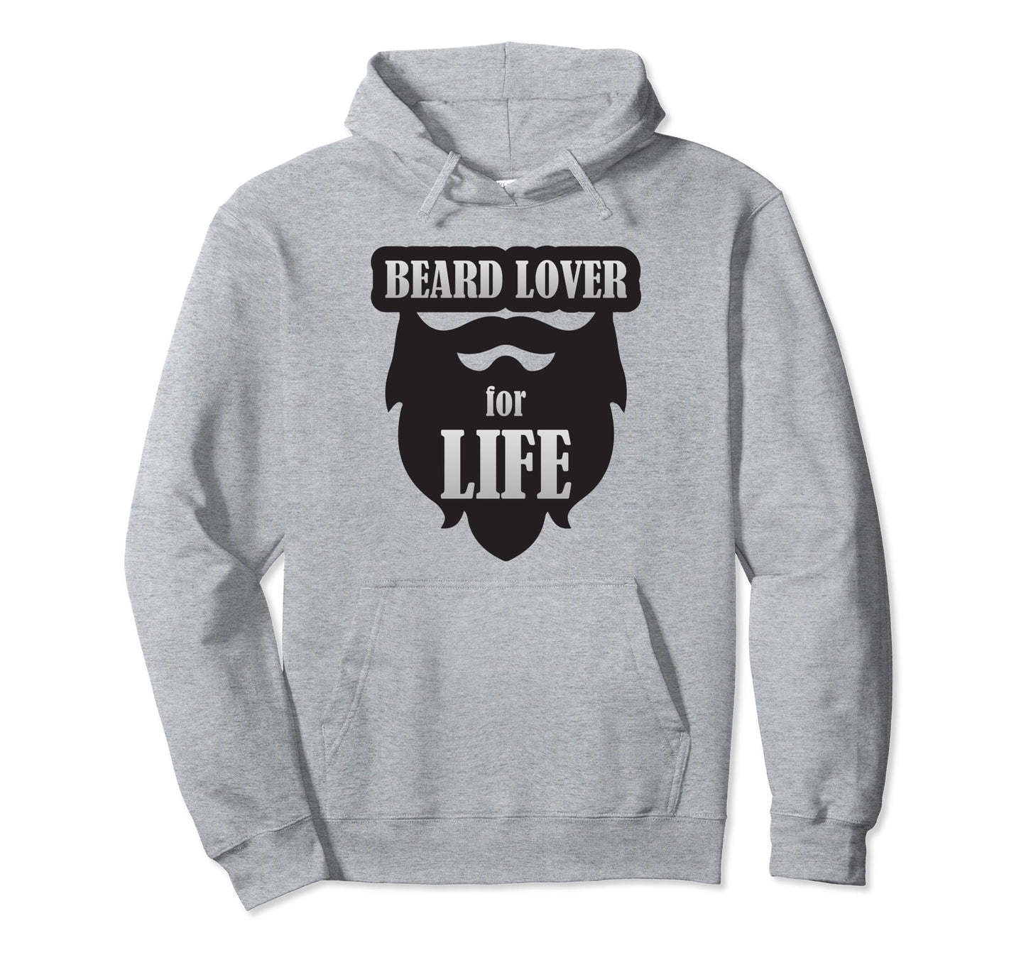 Beard Bearded Mens Dad Daddy Barber Hoodie - Minimalist Print Unisex - T-Shirt, Sweatshirt, Hoodie