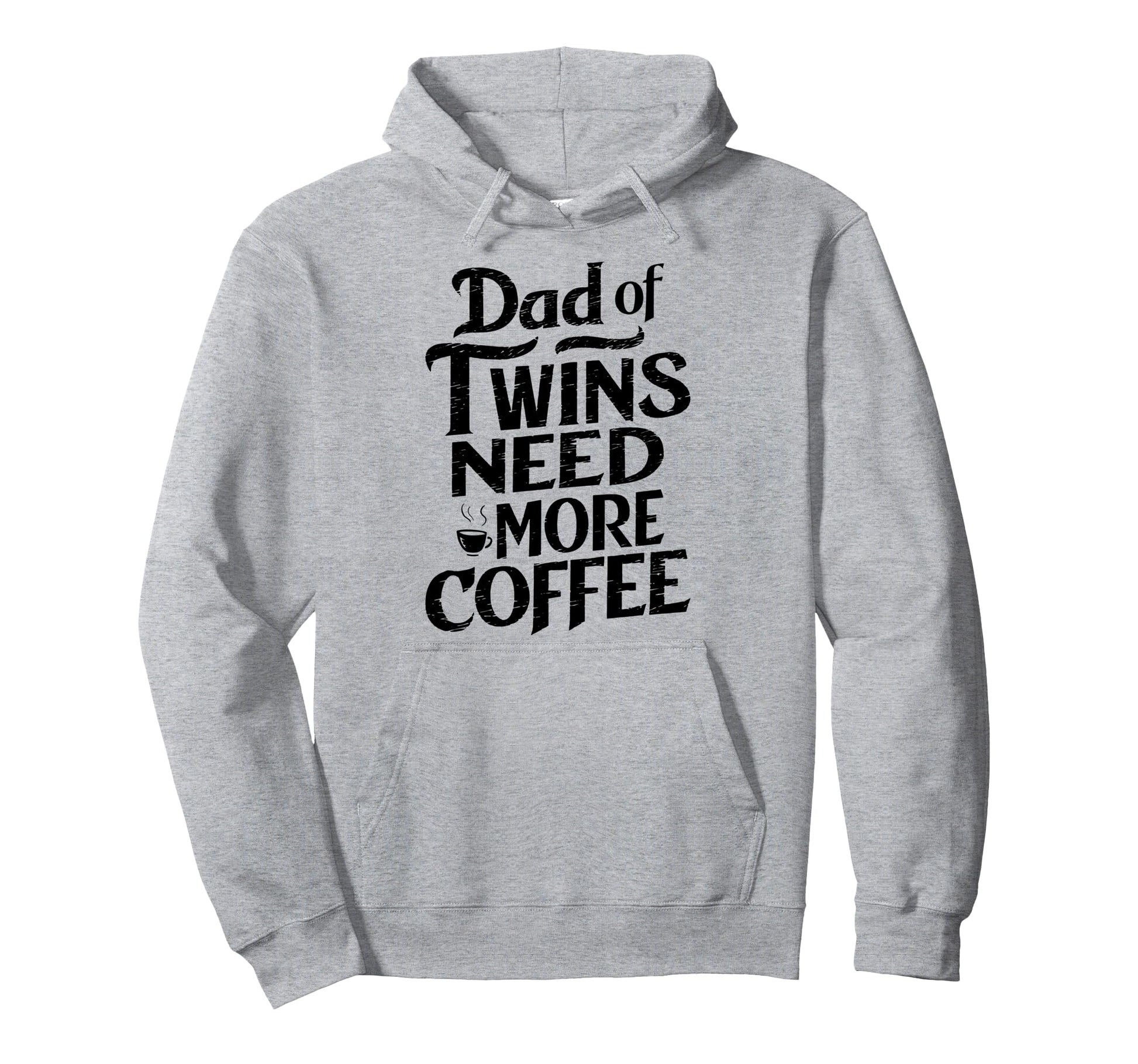 Twin Daddy Funny Coffee Lover Twin Dad Hoodie - Custom Art Print for Adults - T-Shirt, Sweatshirt, Hoodie