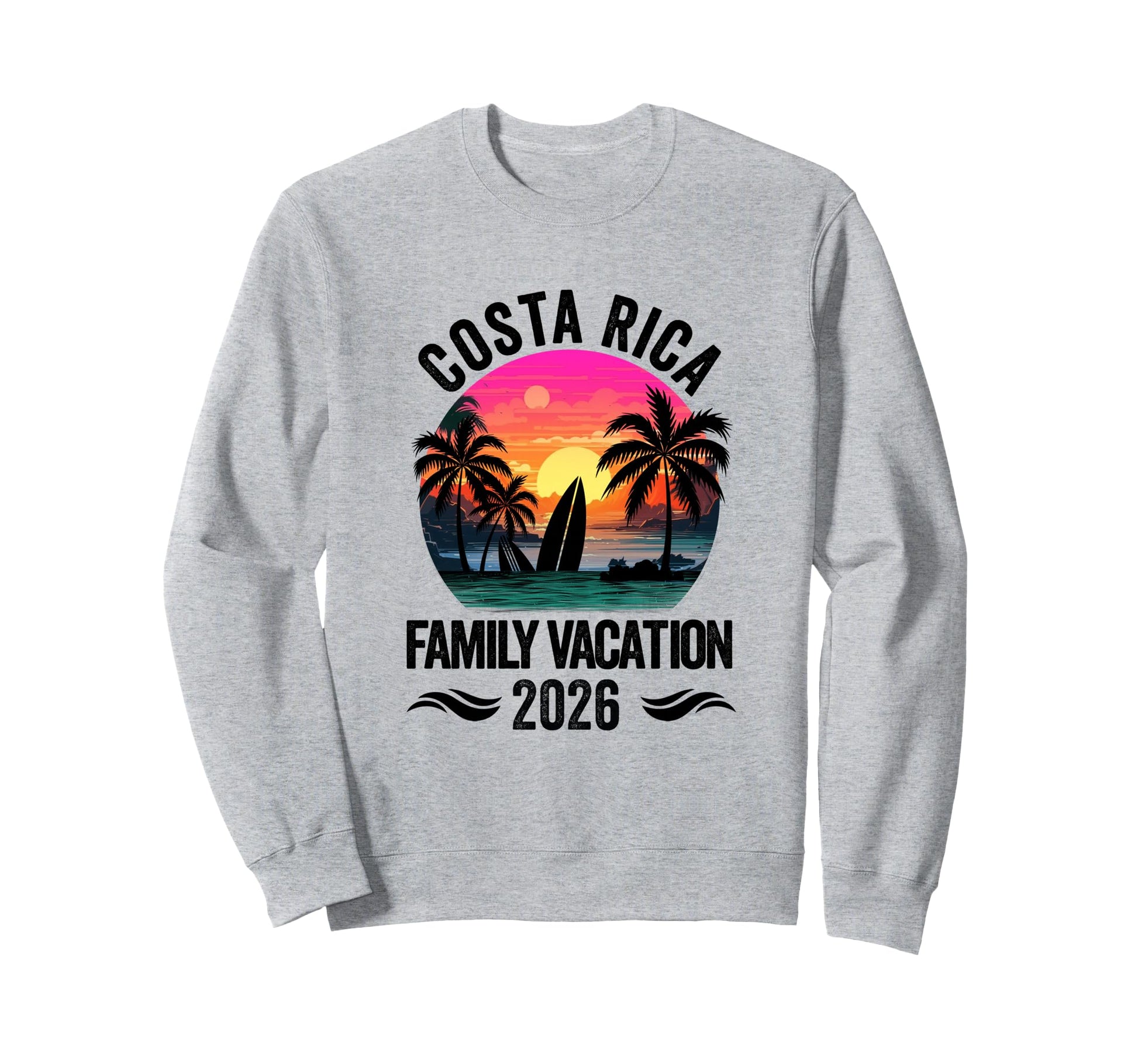 Costa Rica Family Vacation 2026 Sweatshirt - Aesthetic Graphic Unisex - T-Shirt, Sweatshirt, Hoodie