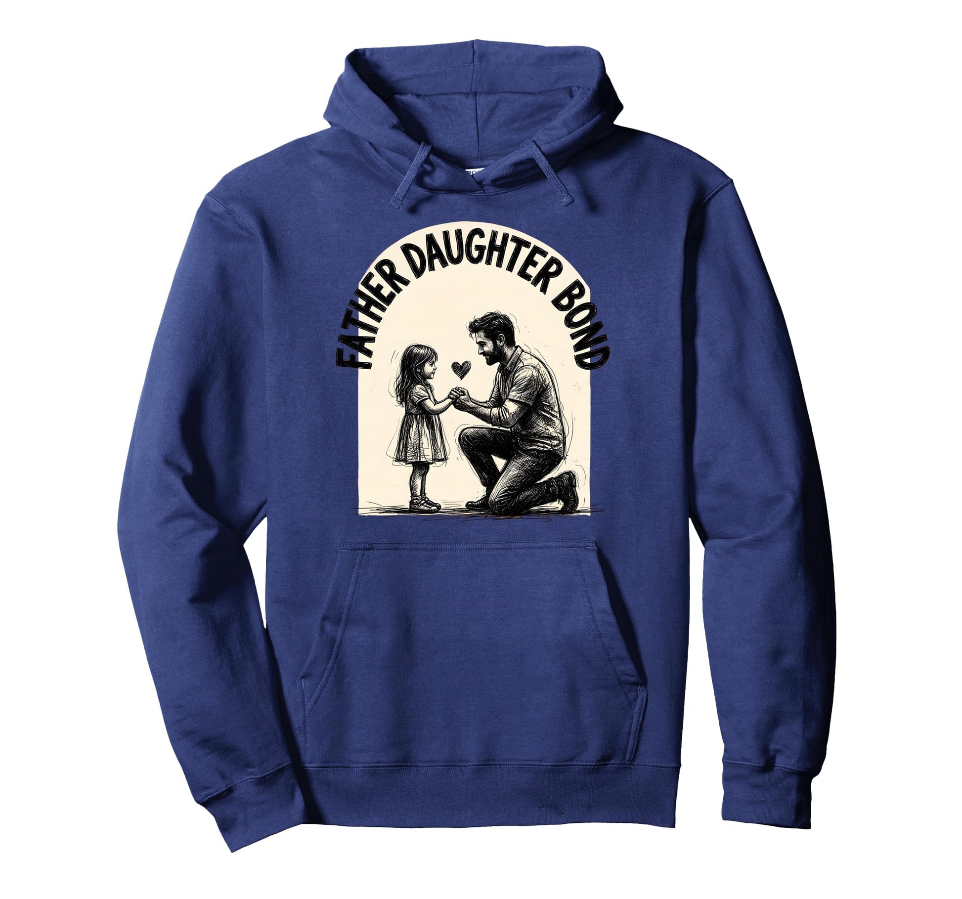 Just Dad And His Father Daughter Hoodie - Casual Everyday Wear for Adults - T-Shirt, Sweatshirt, Hoodie