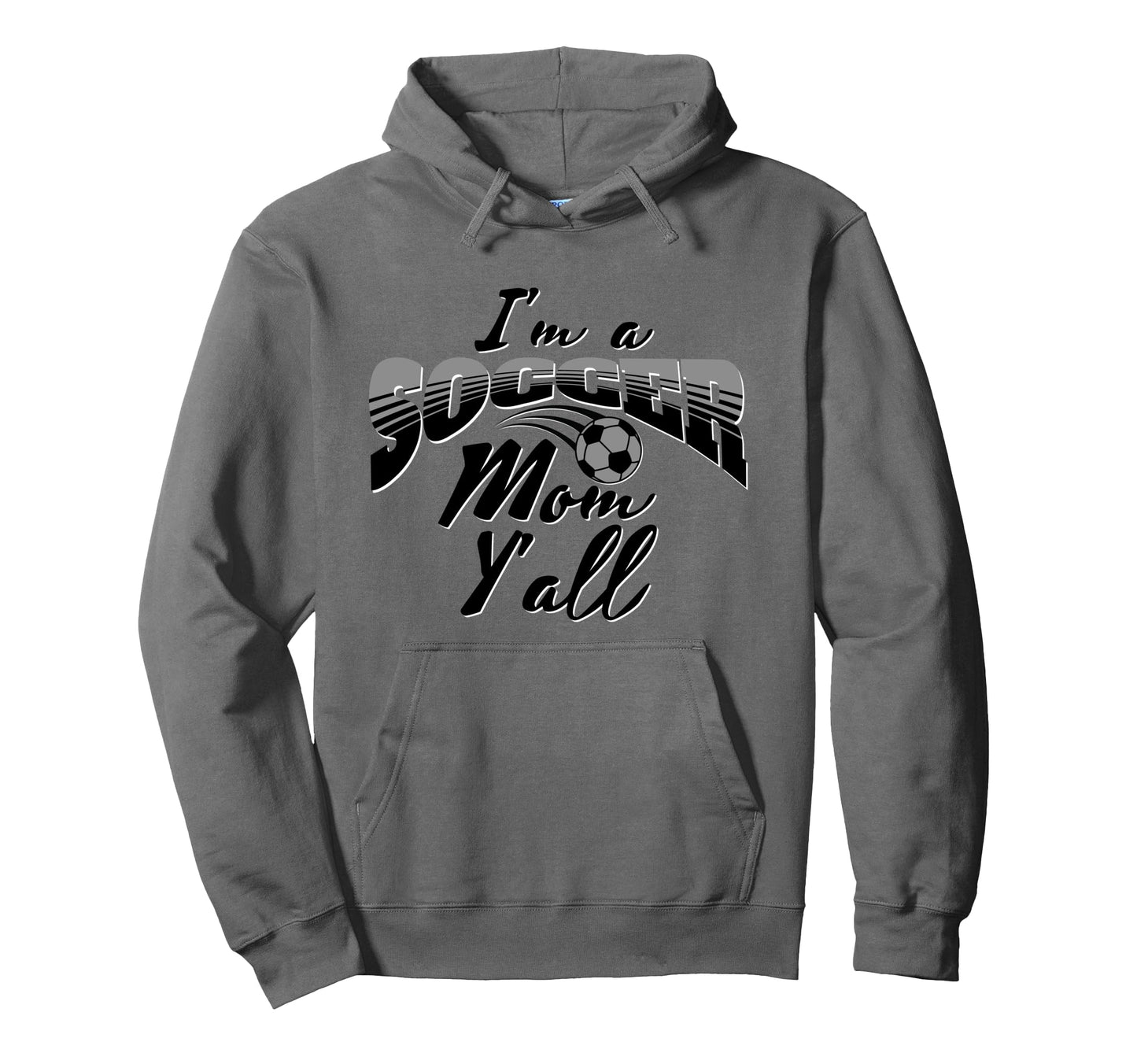Mom Soccer Lover Soccer Mom Gift Blue Hoodie - Streetwear Style Men Women - T-Shirt, Sweatshirt, Hoodie