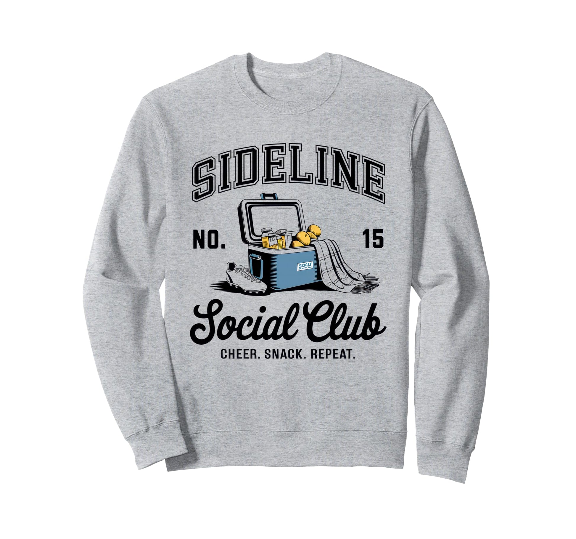 Sideline Social Club Soccer Mom Sweatshirt - Custom Art Print Men Women - T-Shirt, Sweatshirt, Hoodie