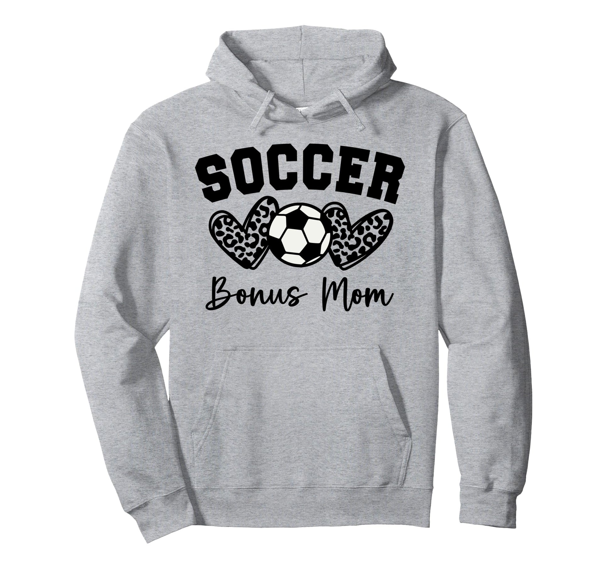 Soccer Bonus Mom Matching Family Soccer Hoodie - Graphic Print Unisex - T-Shirt, Sweatshirt, Hoodie