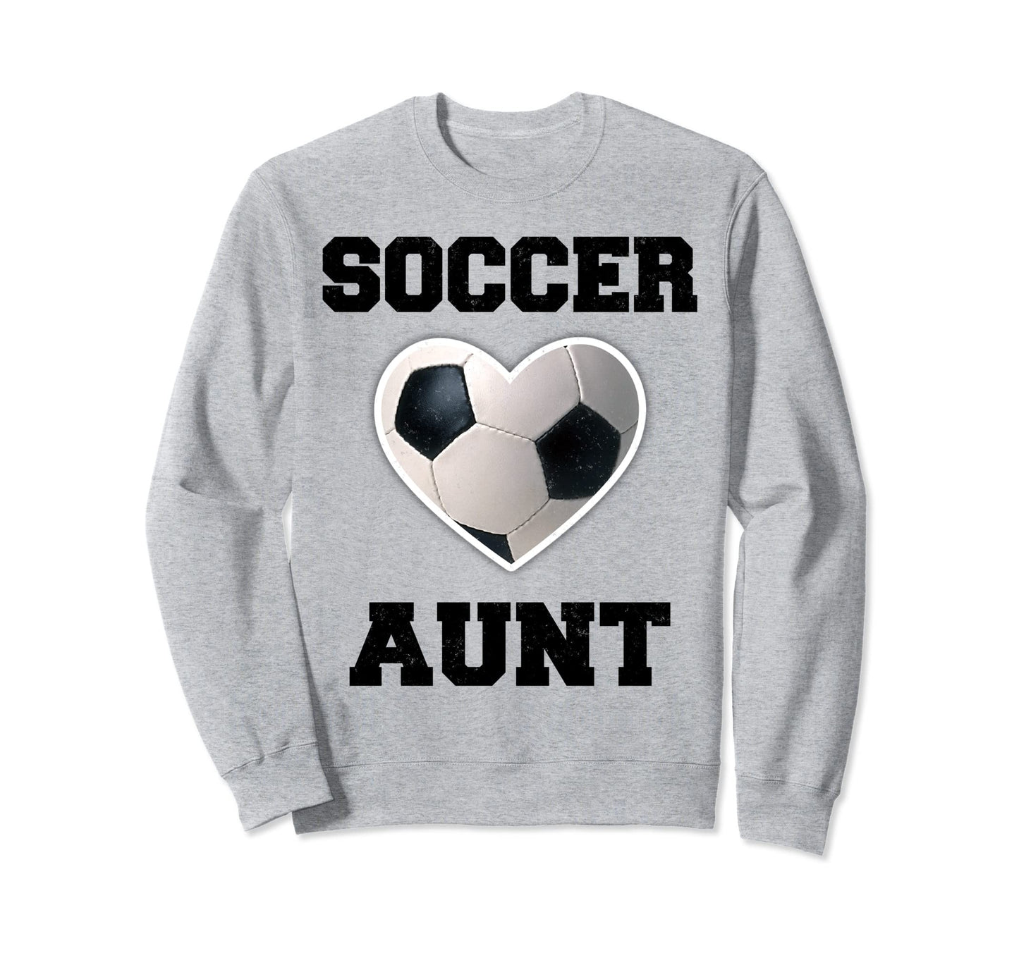 Soccer Aunt Family Matching Sport Sweatshirt - Minimalist Print for Adults - T-Shirt, Sweatshirt, Hoodie