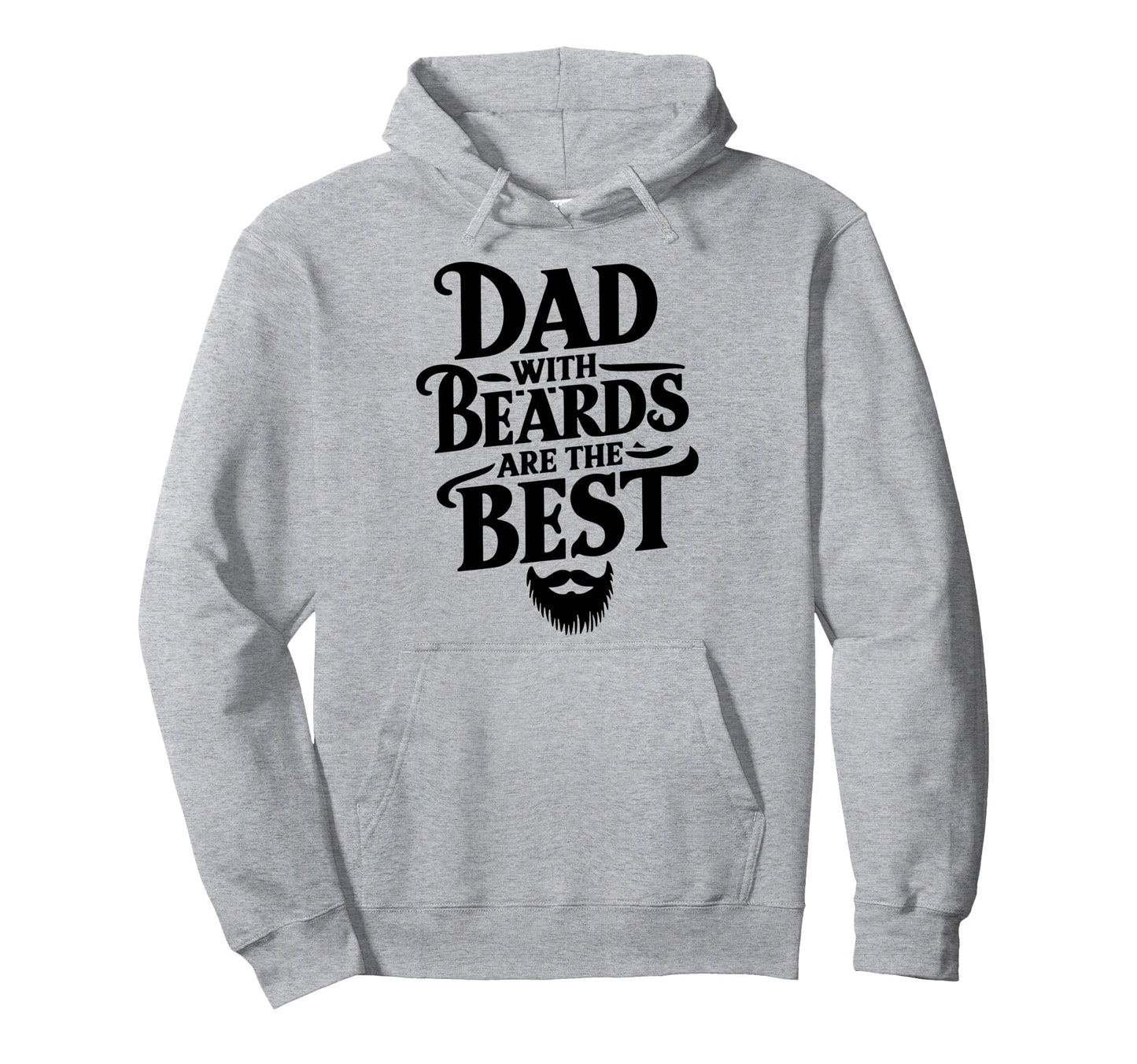 Bearded Lover Daddy Funny Beard Dad Hoodie - Casual Everyday Wear Unisex - T-Shirt, Sweatshirt, Hoodie