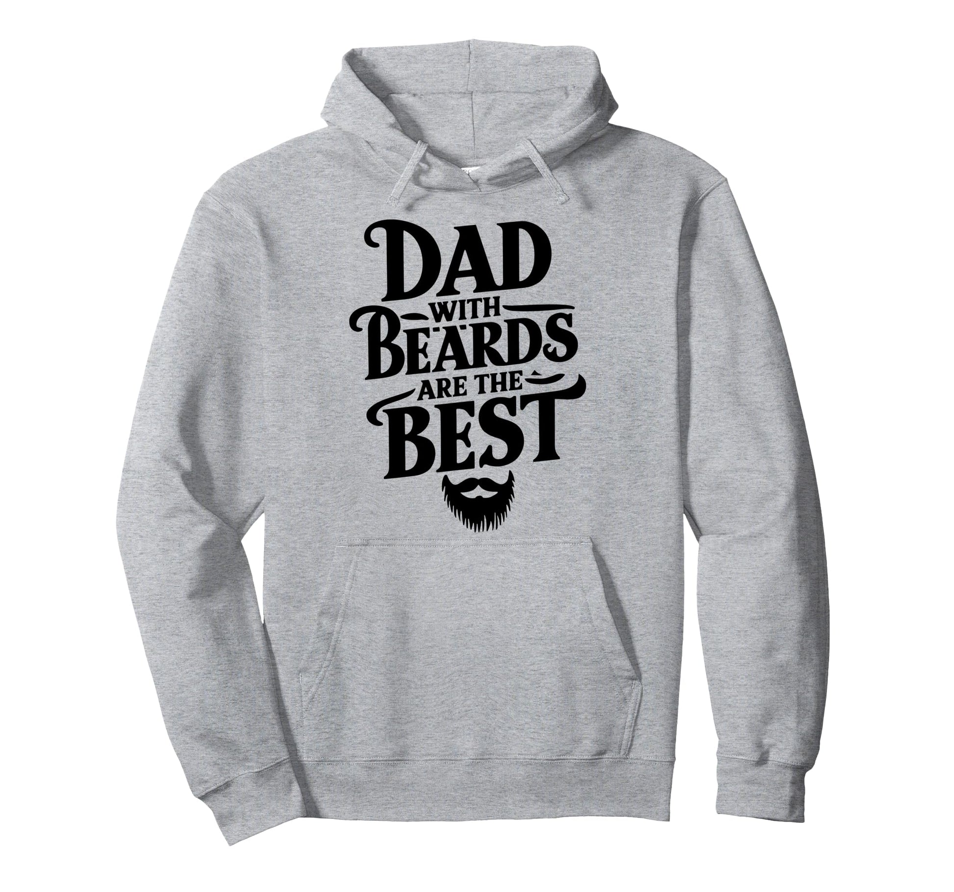 Bearded Lover Daddy Funny Beard Dad Hoodie - Casual Everyday Wear Unisex - T-Shirt, Sweatshirt, Hoodie