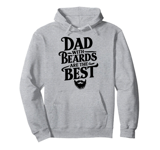 Bearded Lover Daddy Funny Beard Dad Hoodie - Casual Everyday Wear Unisex - T-Shirt, Sweatshirt, Hoodie