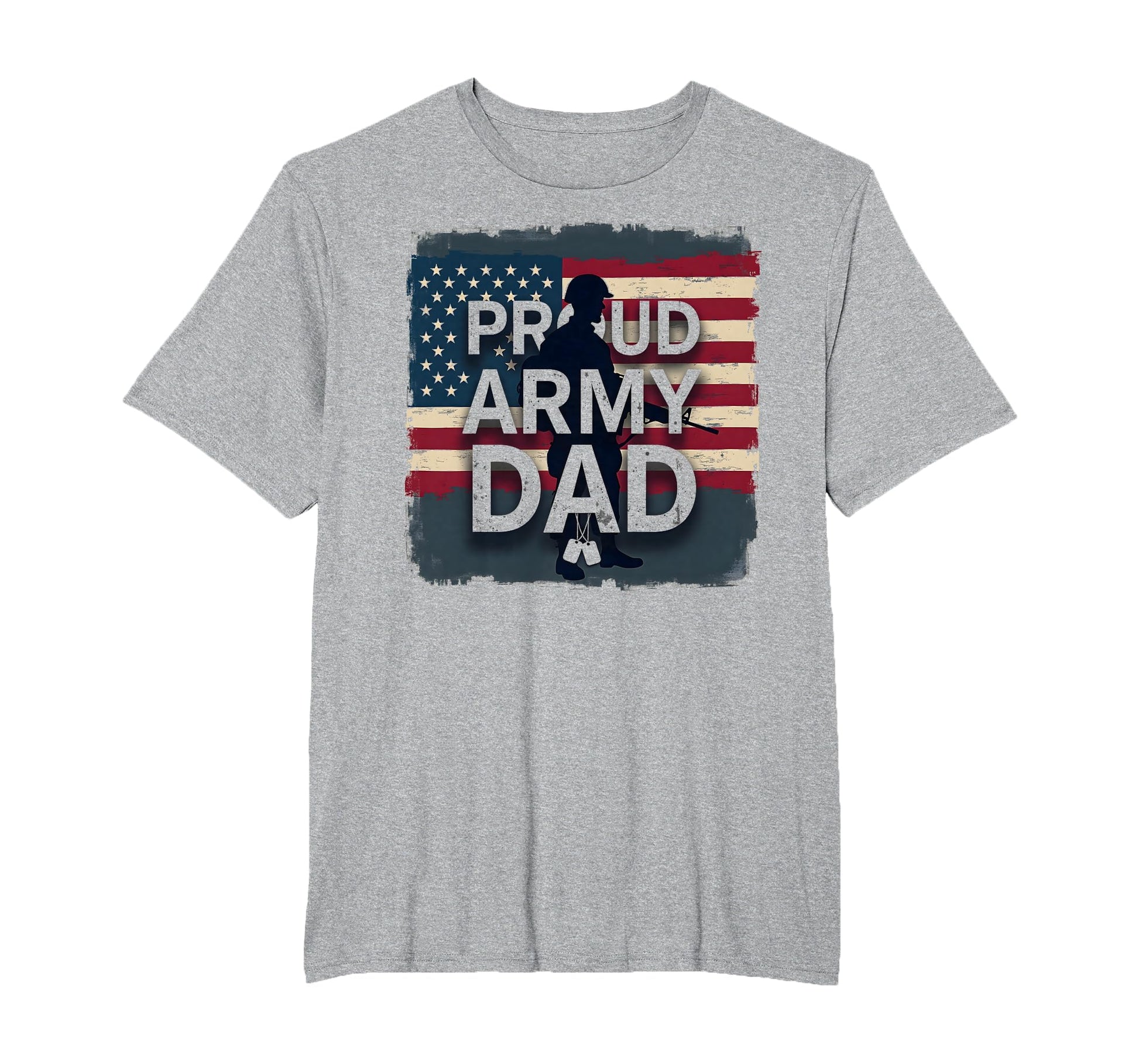 Proud Army Dad Patriotic Military Father T-Shirt - Streetwear Style Unisex - T-Shirt, Sweatshirt, Hoodie