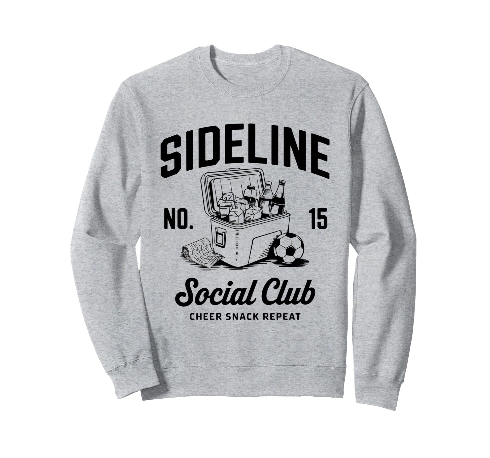Sideline Social Club Soccer Mom Sweatshirt - Aesthetic Graphic Men Women - T-Shirt, Sweatshirt, Hoodie