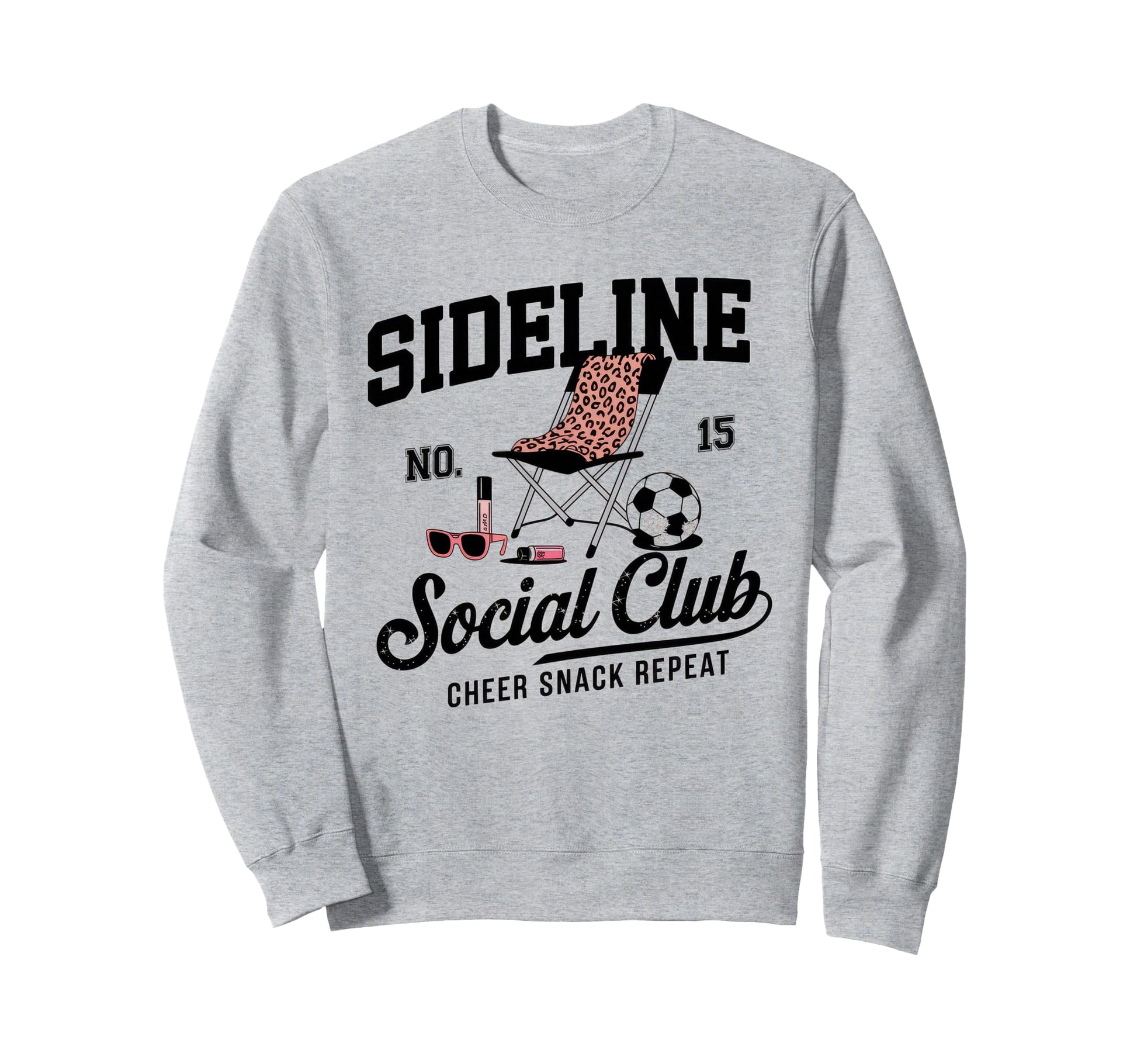 Sideline Social Club Soccer Mom Sweatshirt - Custom Art Print for Adults - T-Shirt, Sweatshirt, Hoodie
