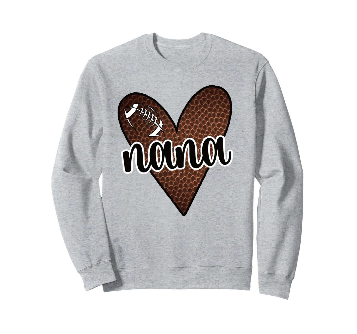 Football Nana Proud Nana Football Sweatshirt - Trendy Graphic for Adults - T-Shirt, Sweatshirt, Hoodie