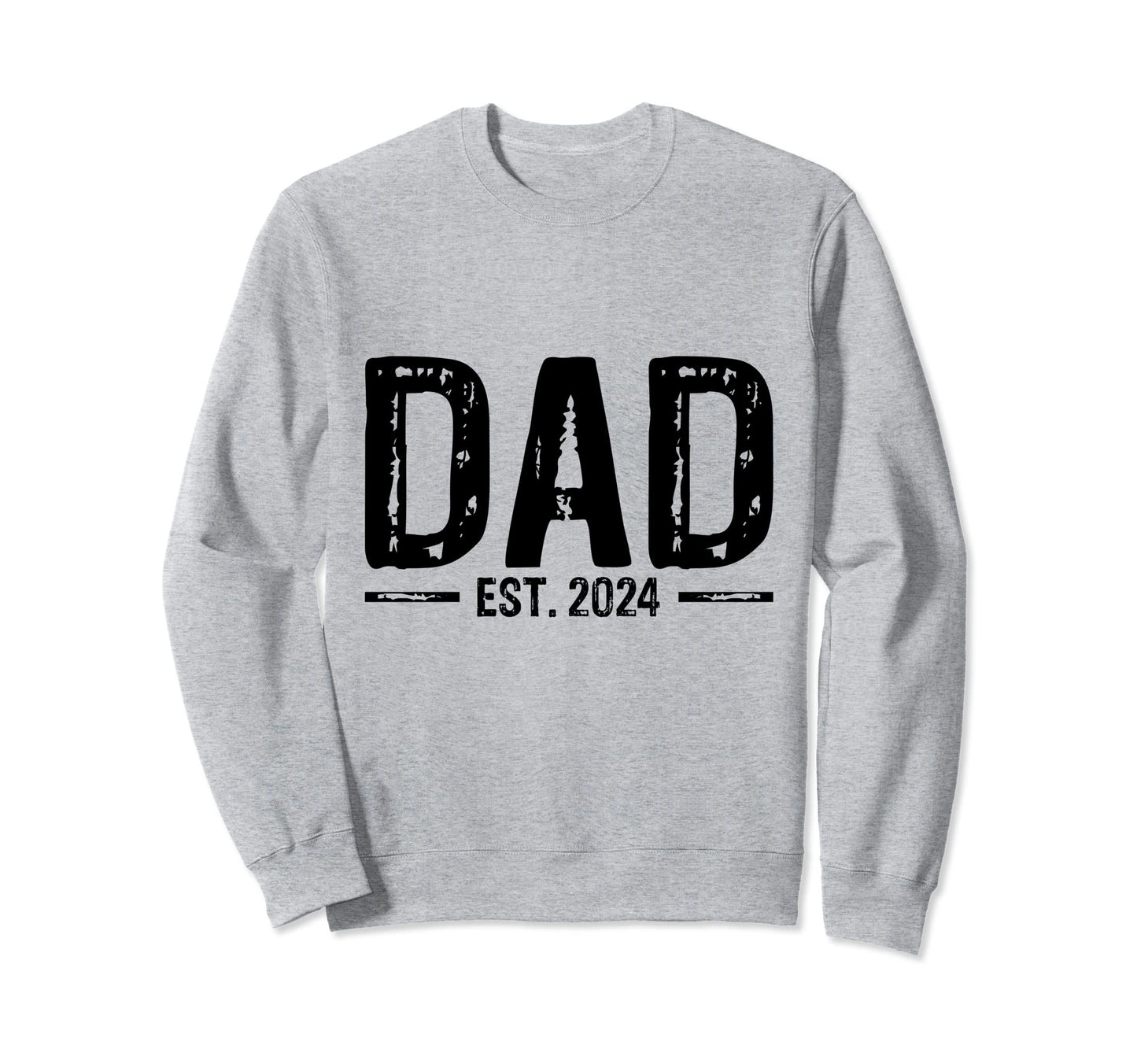 Dad Est 2024 Gift Dad Expectant Sweatshirt - Custom Art Print Unisex - T-Shirt, Sweatshirt, Hoodie