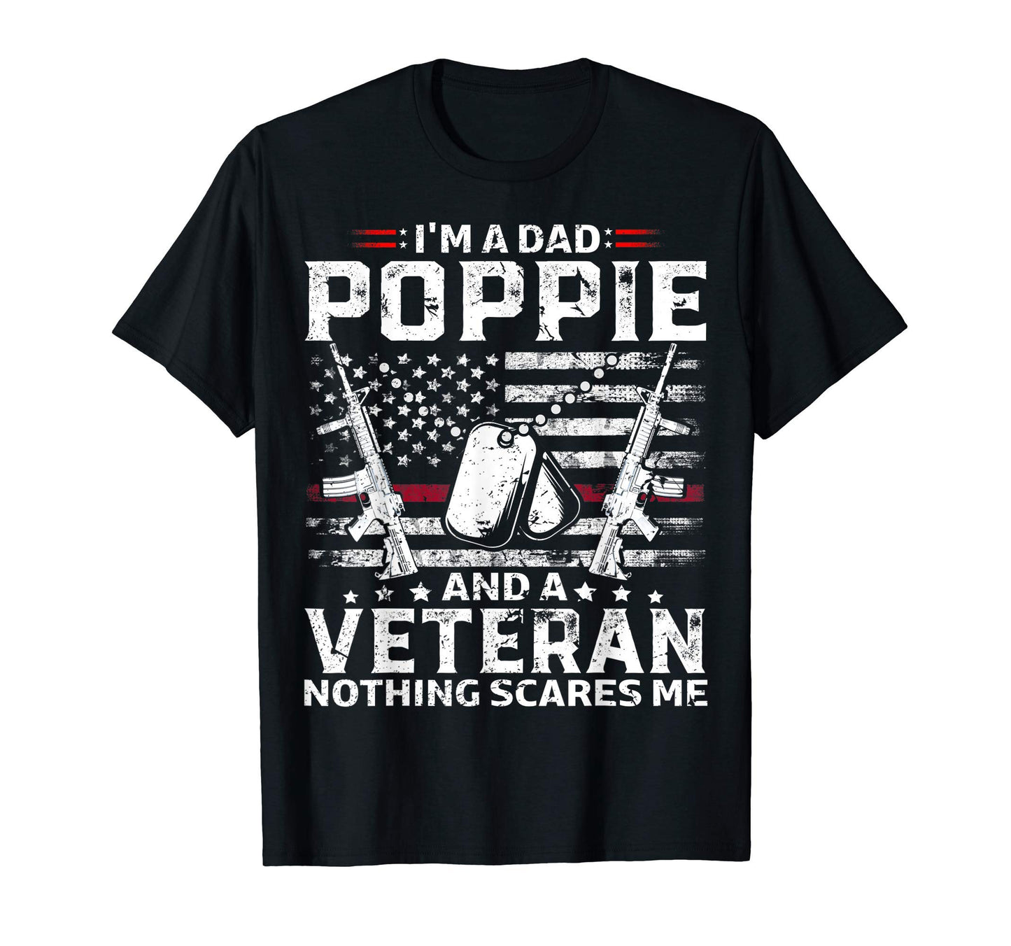 Im Dad Poppie Veteran Fathers Day T-Shirt - Minimalist Print for Adults - T-Shirt, Sweatshirt, Hoodie
