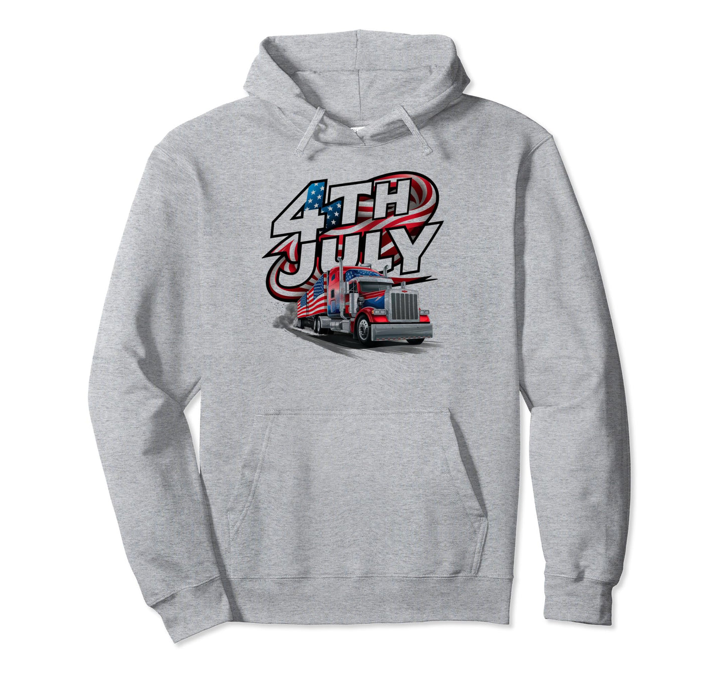 4Th July Us American Flag Patriotic Hoodie - Fun Novelty Design Unisex - T-Shirt, Sweatshirt, Hoodie