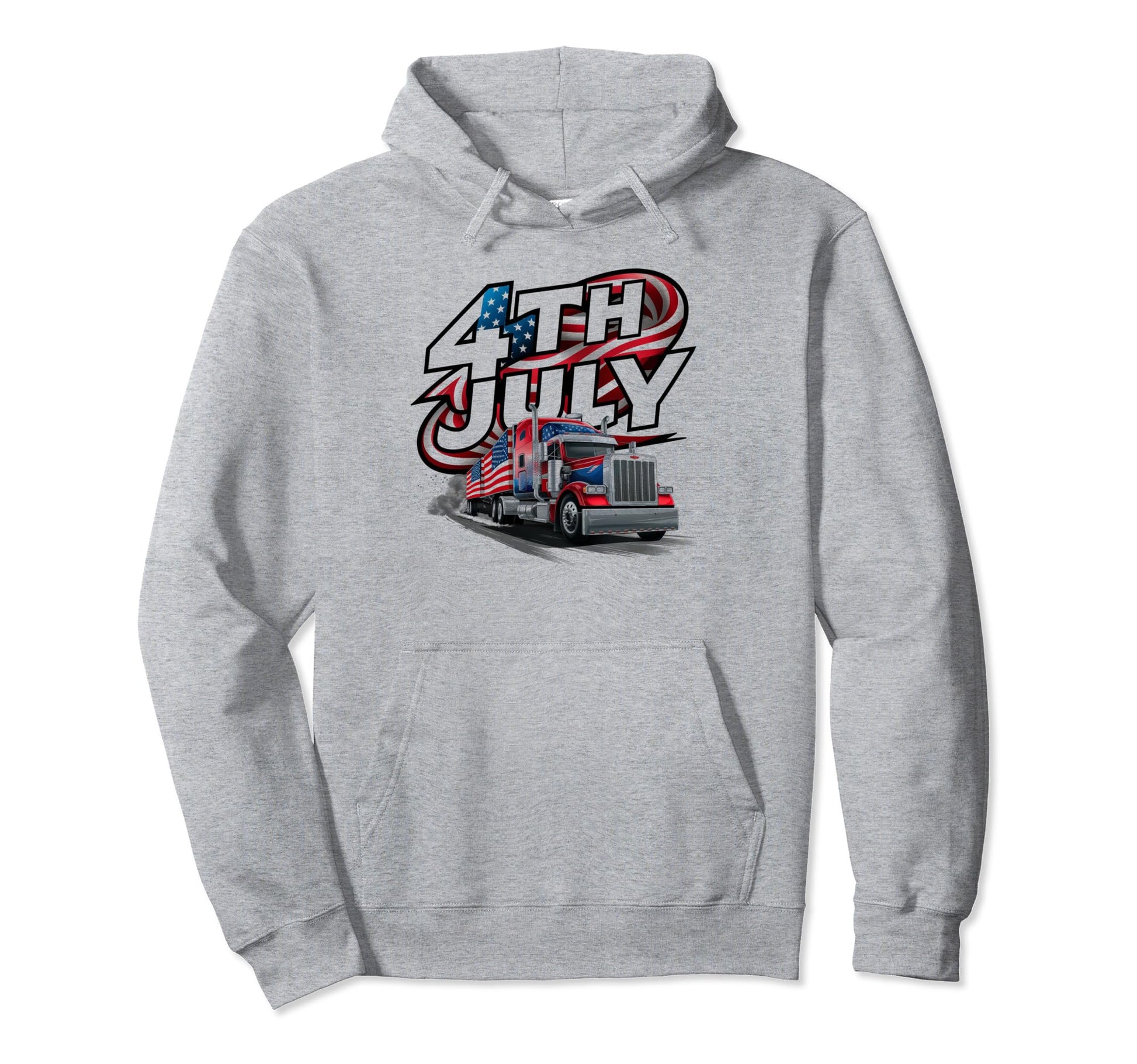 4Th July Us American Flag Patriotic Hoodie - Fun Novelty Design Unisex - T-Shirt, Sweatshirt, Hoodie