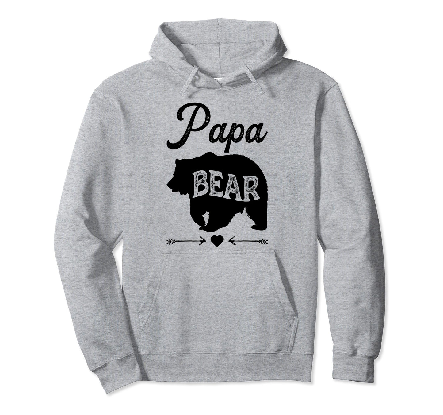 Papa Bear Funny Daddy Fathers Day Family Hoodie - Unique Graphic Unisex - T-Shirt, Sweatshirt, Hoodie