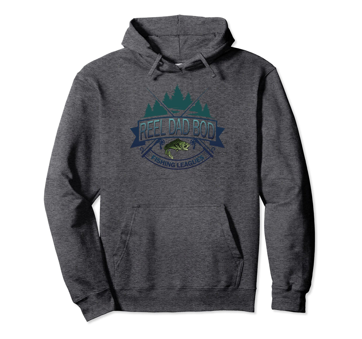 Funny Fathers Day Dad Bod Fishing Hoodie - Aesthetic Graphic for Adults - T-Shirt, Sweatshirt, Hoodie