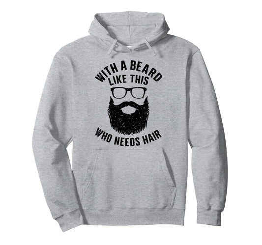 Beard Lover Daddy Novelty Funny Bearded Hoodie - Novelty Apparel Men Women - T-Shirt, Sweatshirt, Hoodie