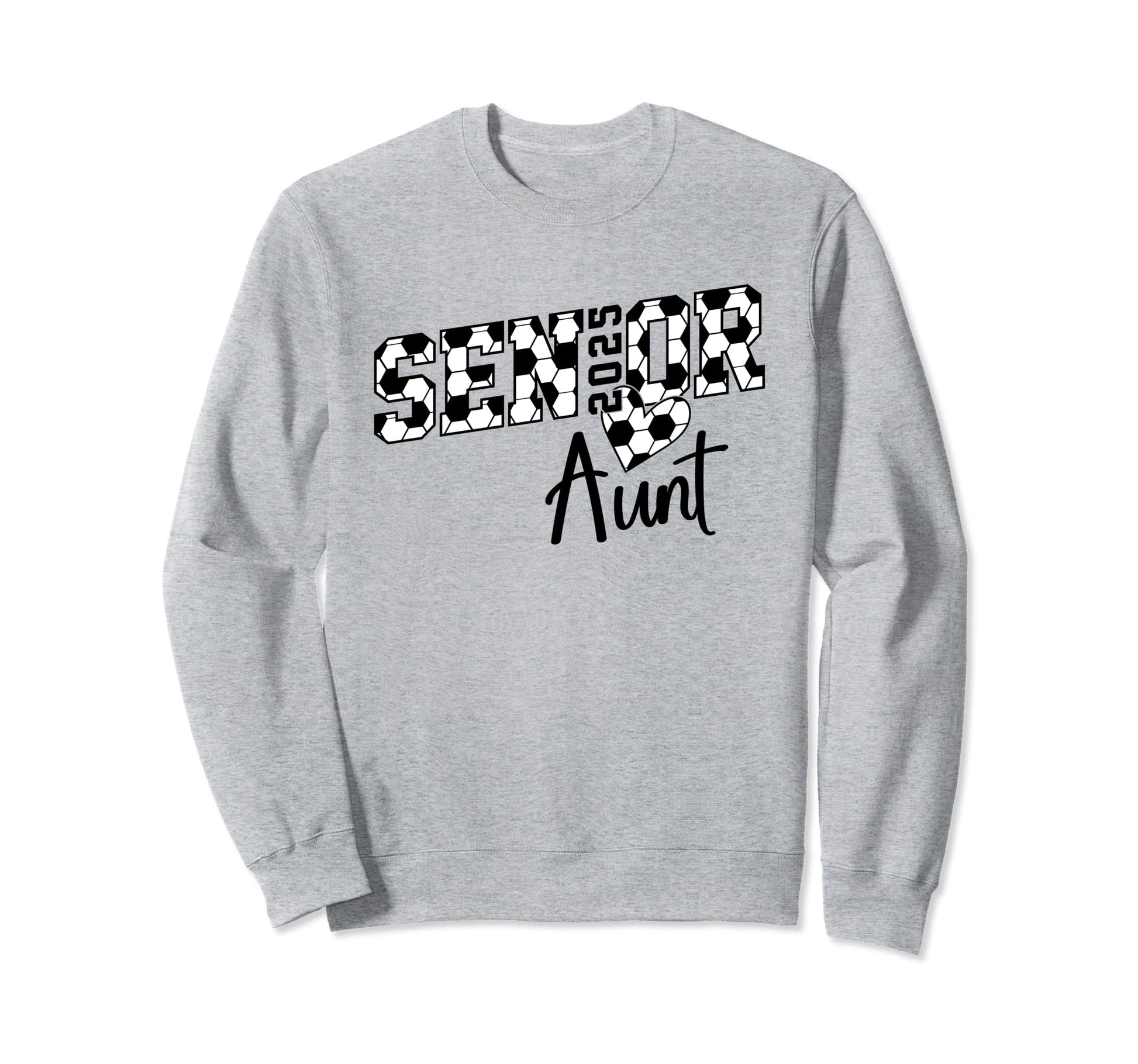 Proud Aunt Soccer Senior Class Sweatshirt - Aesthetic Graphic for Adults - T-Shirt, Sweatshirt, Hoodie