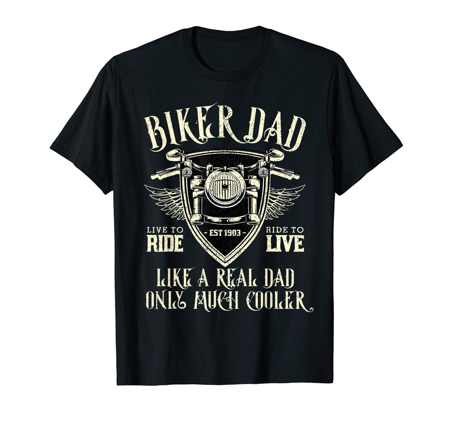 Mens Biker Dad Motorcycle Chopper T-Shirt - Streetwear Style Men Women - T-Shirt, Sweatshirt, Hoodie