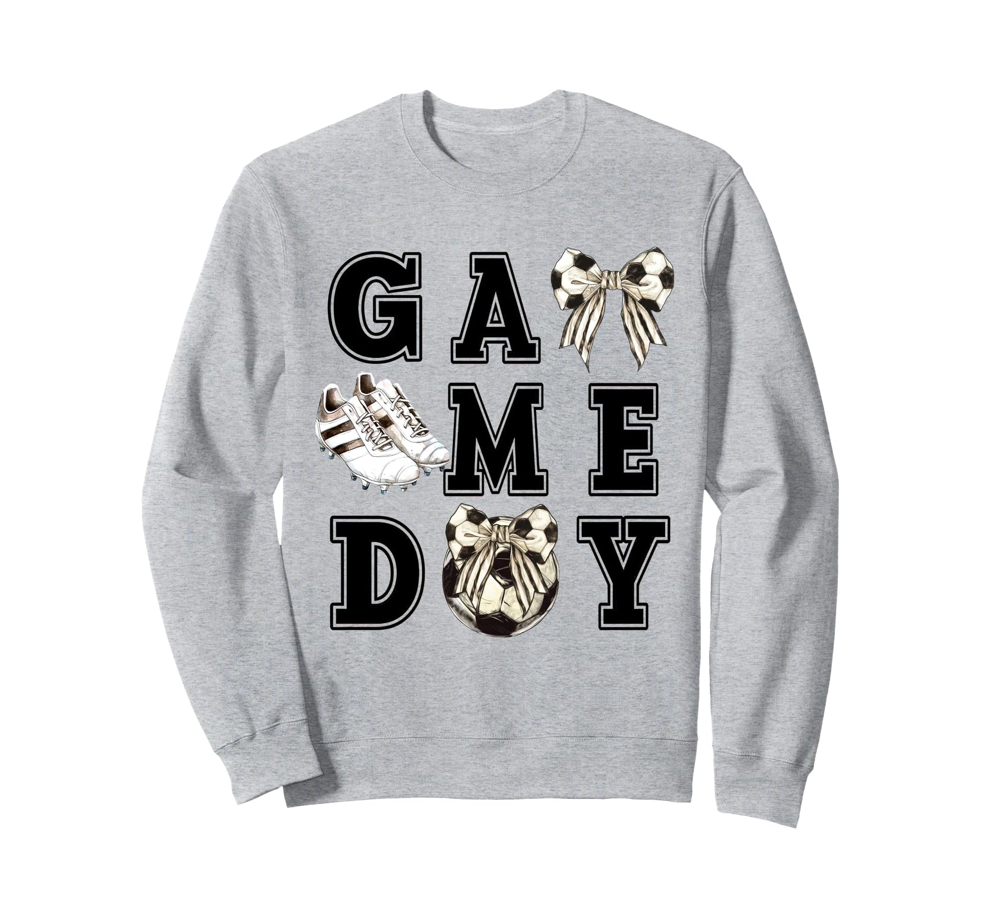 Coquette Bow Sports Parent Game Sweatshirt - Minimalist Print Men Women - T-Shirt, Sweatshirt, Hoodie