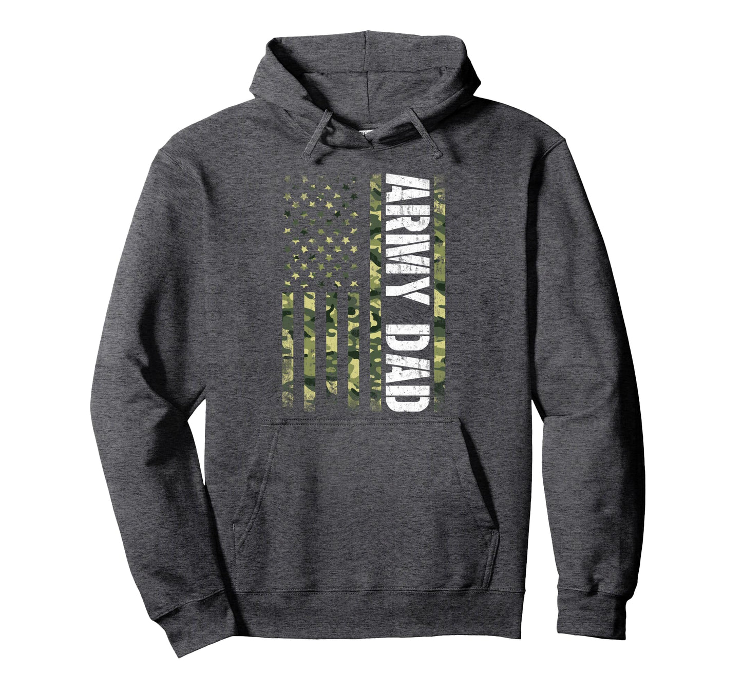 Proud Army Dad United States Usa Flag Hoodie - Casual Everyday Wear Unisex - T-Shirt, Sweatshirt, Hoodie