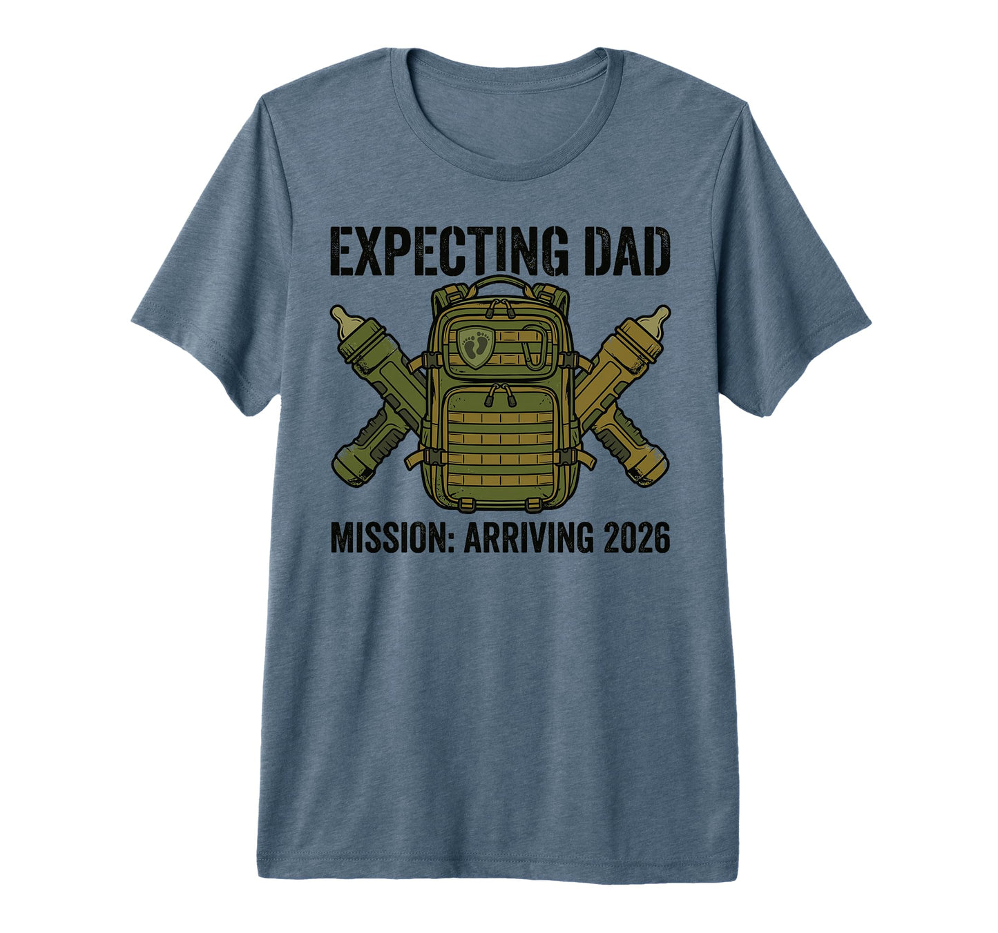Expecting Dad 2026 Fatherhood Mission T-Shirt - Custom Art Print Unisex - T-Shirt, Sweatshirt, Hoodie