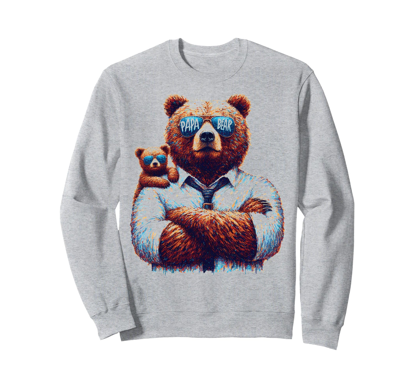 Papa Bear Funny Bears Animal Lover Sweatshirt - Trendy Graphic Men Women - T-Shirt, Sweatshirt, Hoodie