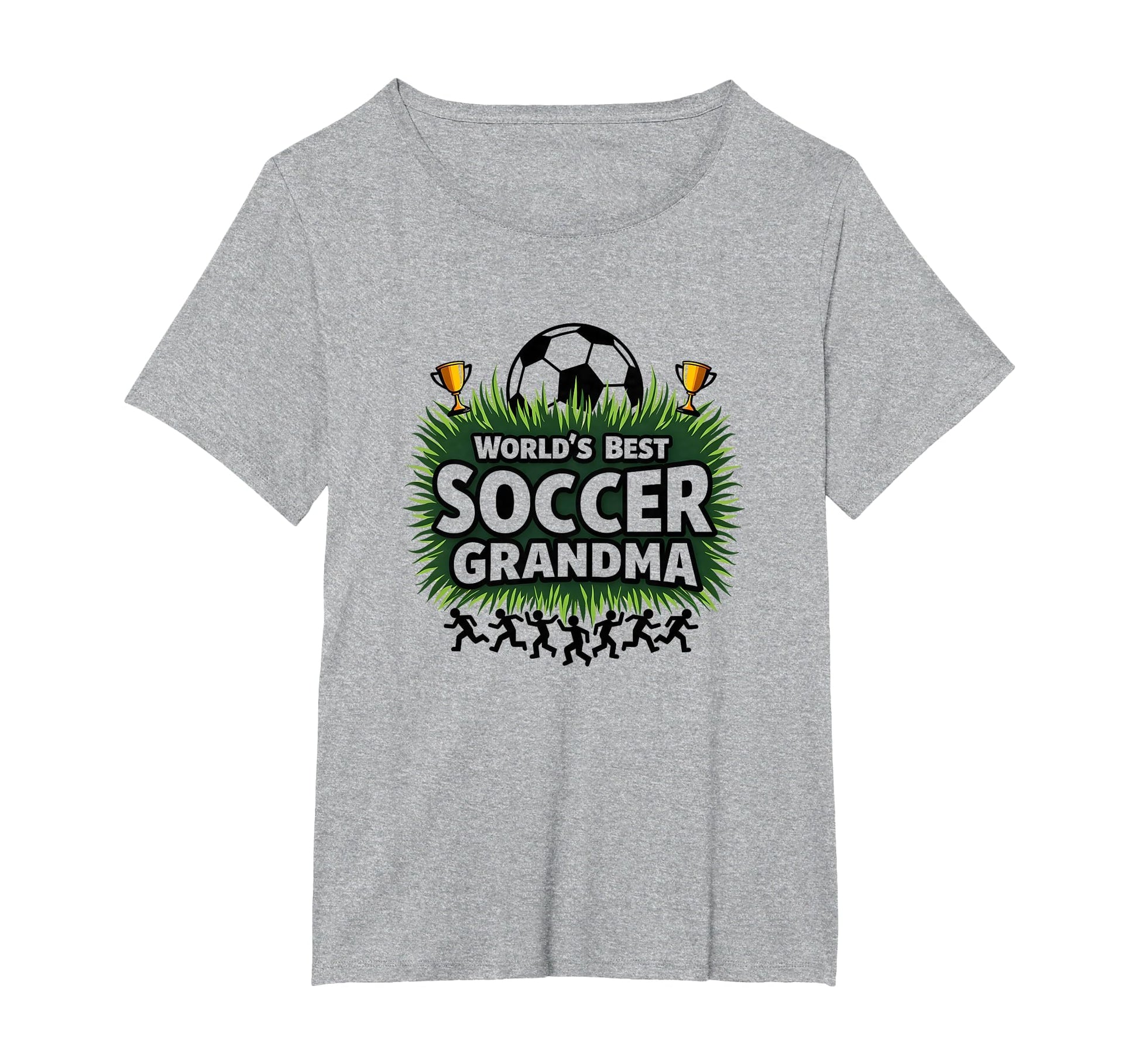 Worlds Best Soccer Grandma Champion Womens T-Shirt - Trendy Graphic Unisex - T-Shirt, Sweatshirt, Hoodie